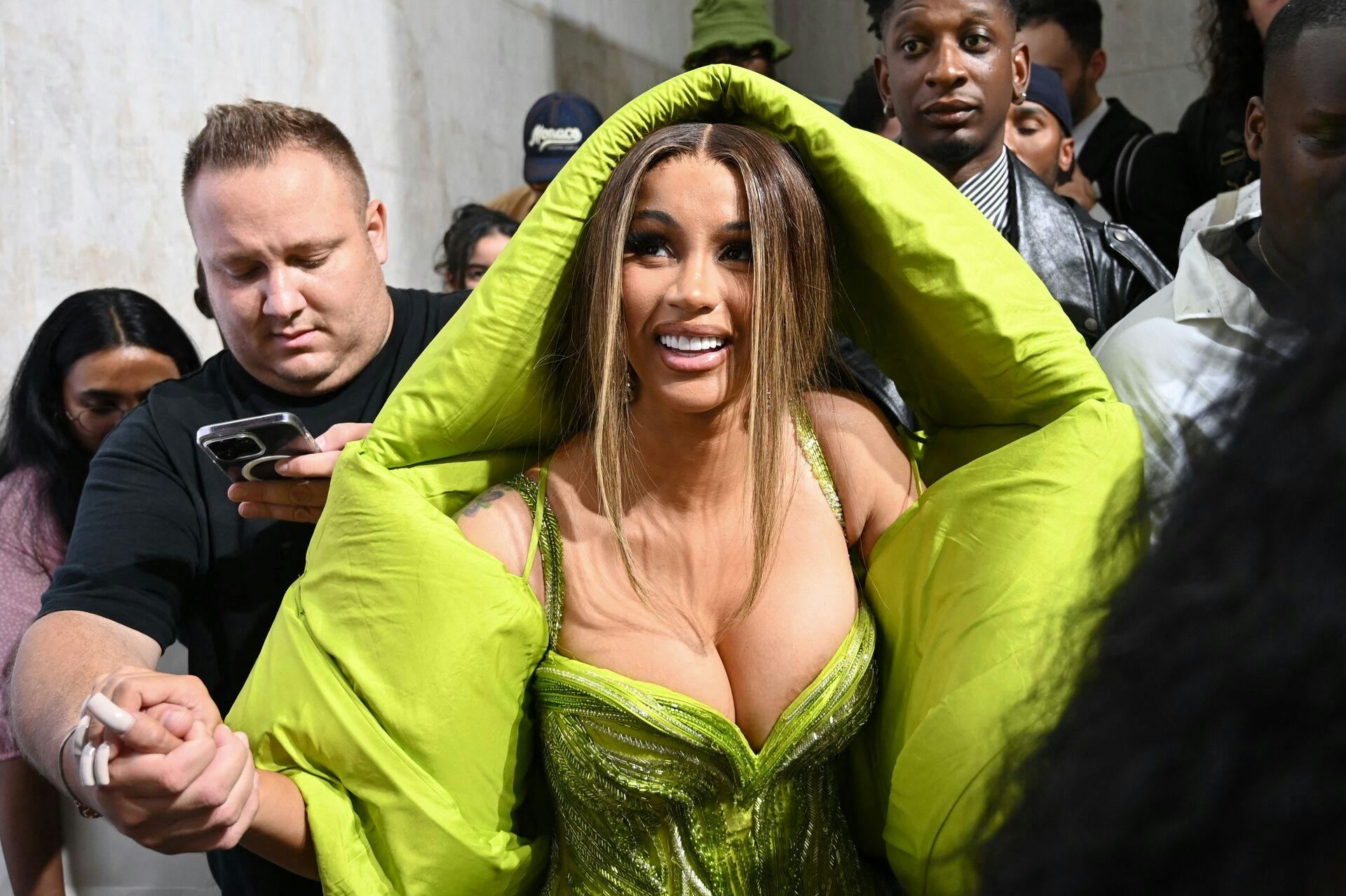 Rapper Cardi B var ikke glad under sin seneste koncert.