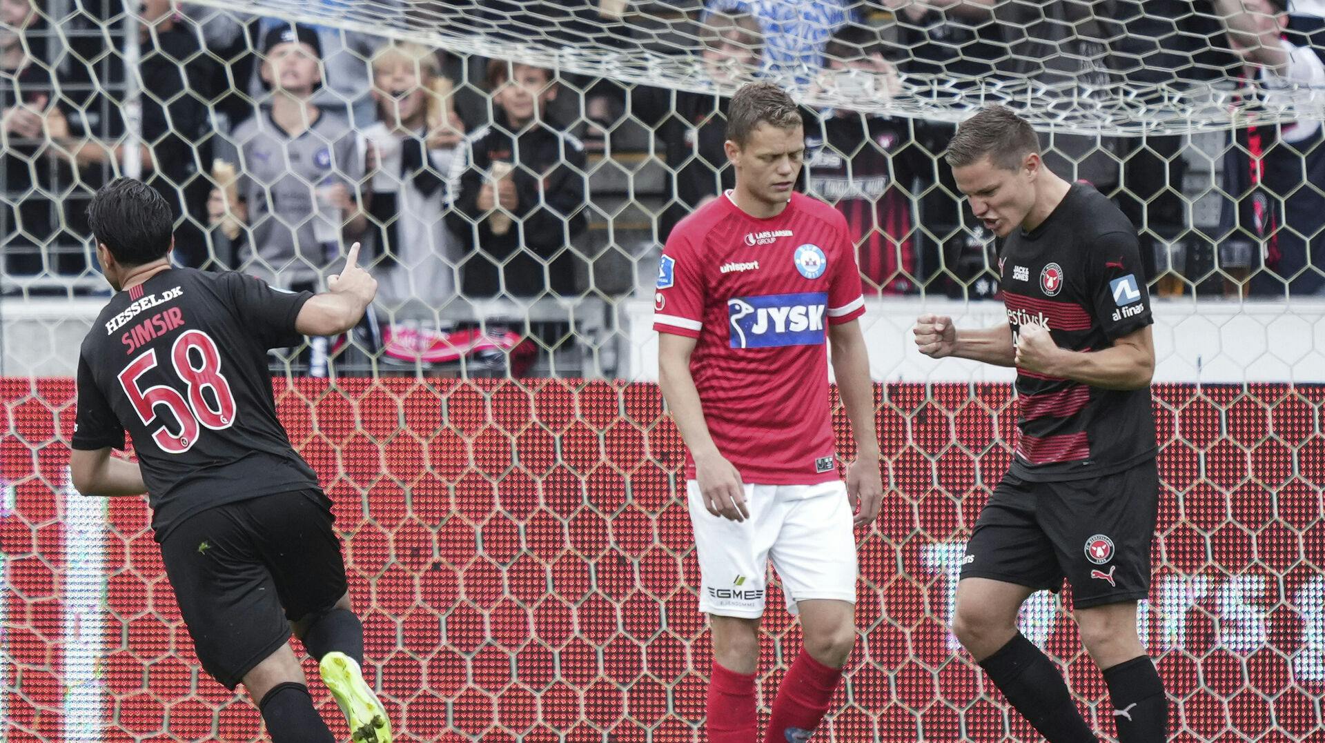 FC Midtjylland fik alle tre point søndag eftermiddag.