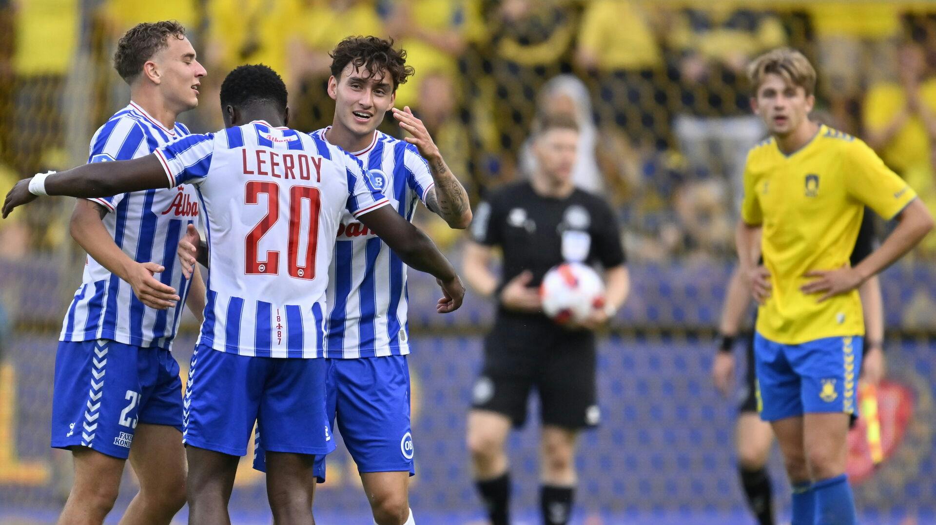 OB vandt søndag aften på Brøndby Stadion.