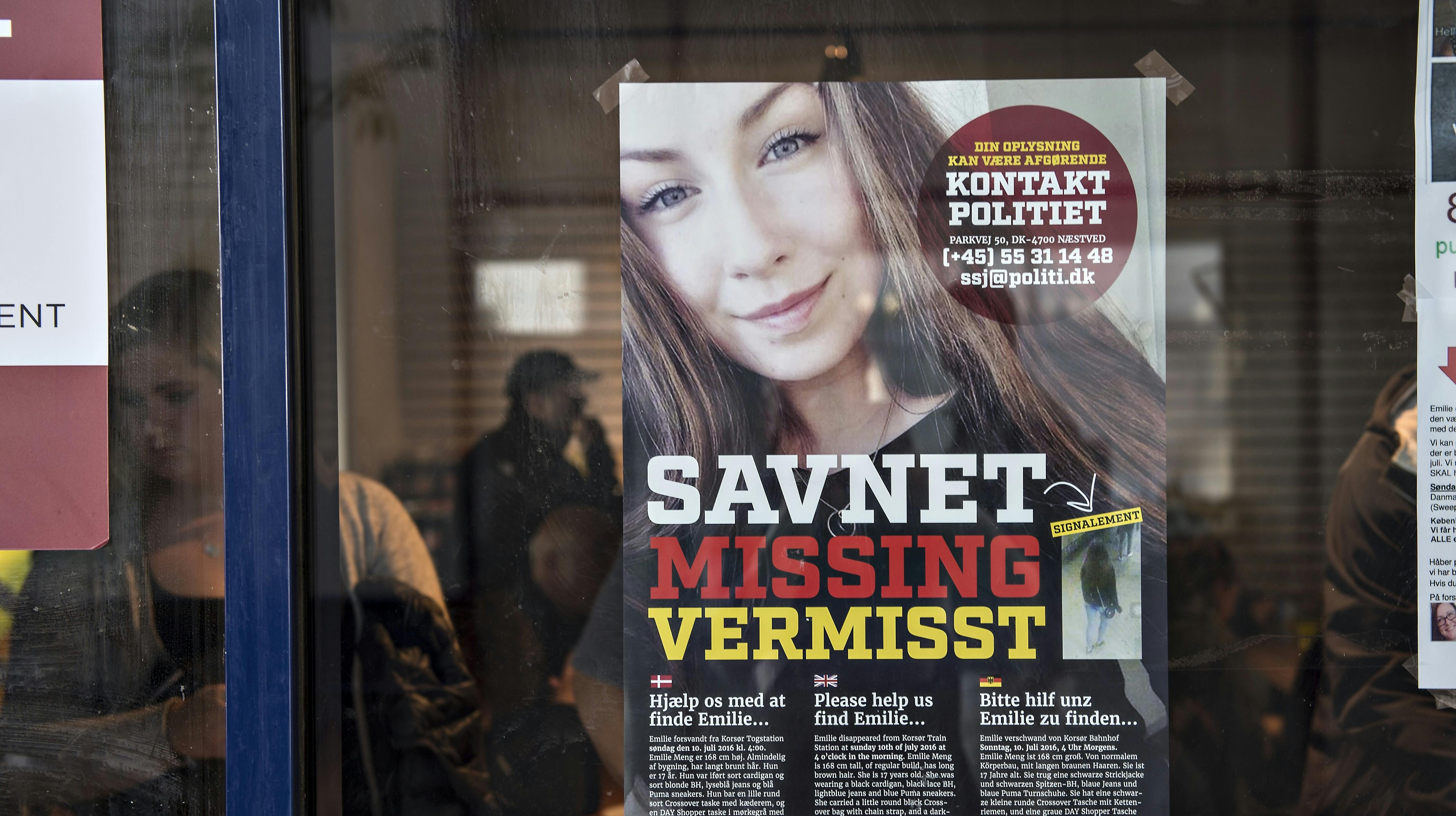 Emilie Meng forsvandt tæt på Korsør Station i sommeren 2016, men blev først fundet dræbt et halvt år senere.