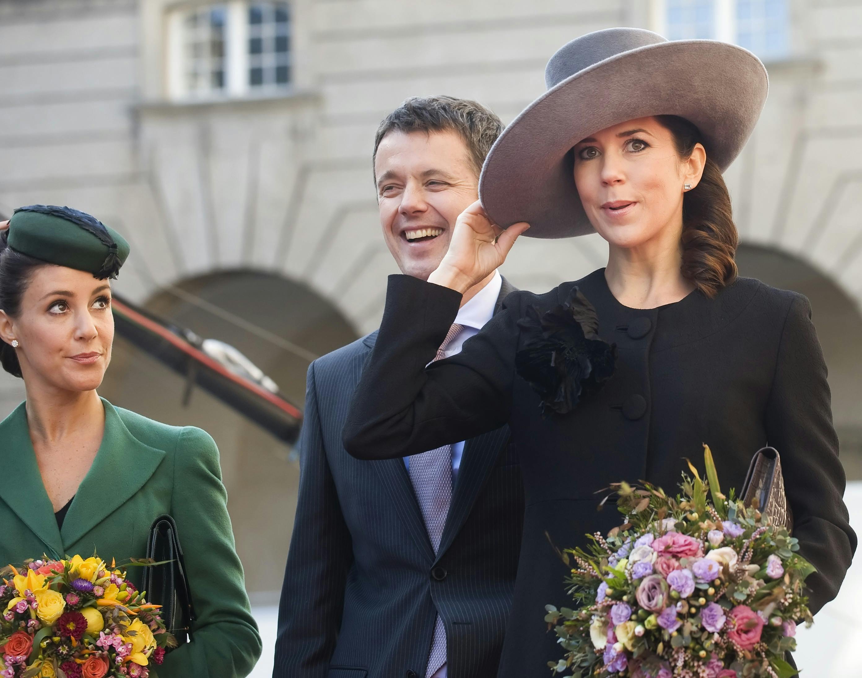 Prinsesse Marie, kronprins Frederik og kronprinsesse Mary