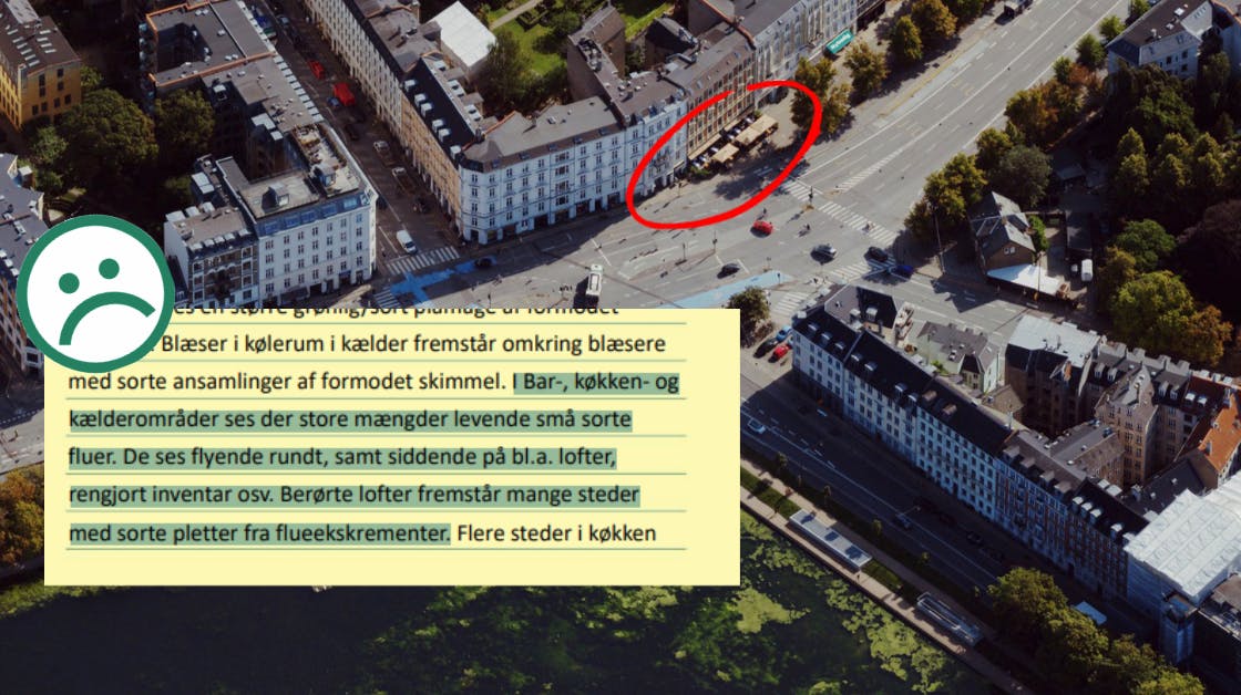 Det er ikke lækker læsning, som fødevarekontrollanten har efterladt til ledelsen og kunderne på Dag H.