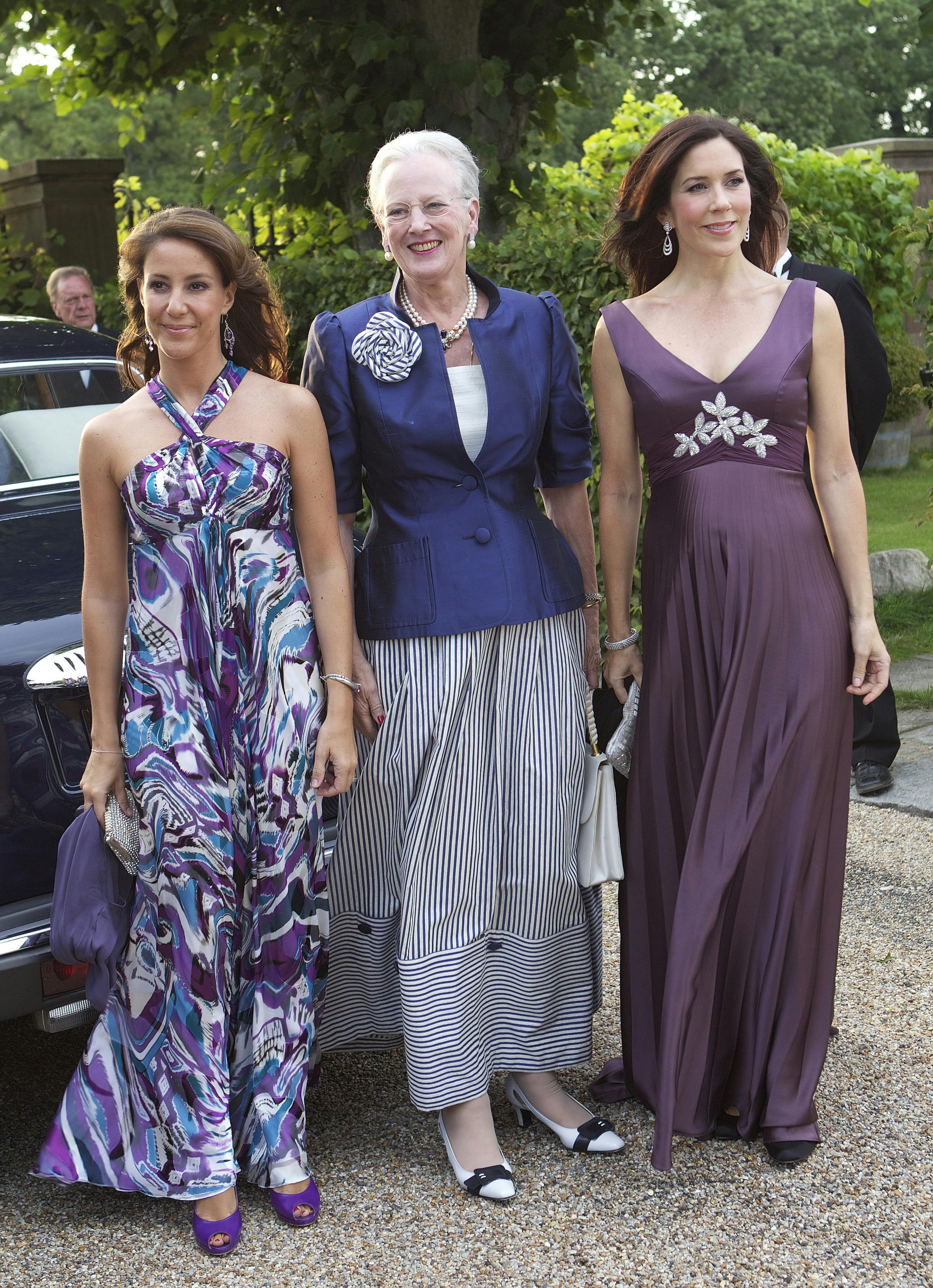 Prinsesse Marie, dronning Margrethe og kronprinsesse Mary