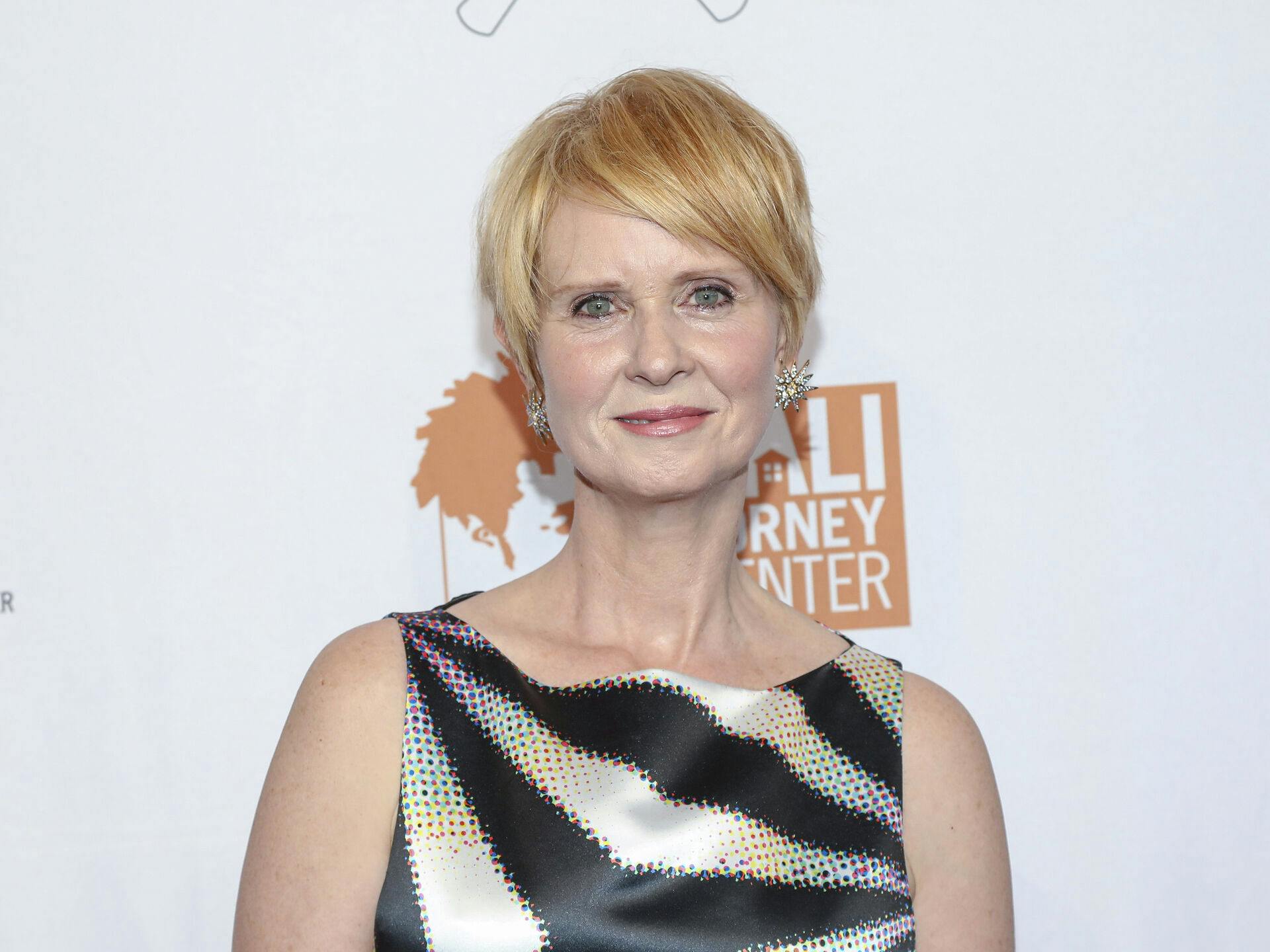 Actor Cynthia Nixon attends the Ali Forney Center's 'A Place at the Table Gala' at Cipriani Wall Street on Friday, May 12, 2023, in New York. (Photo by Andy Kropa/Invision/AP)