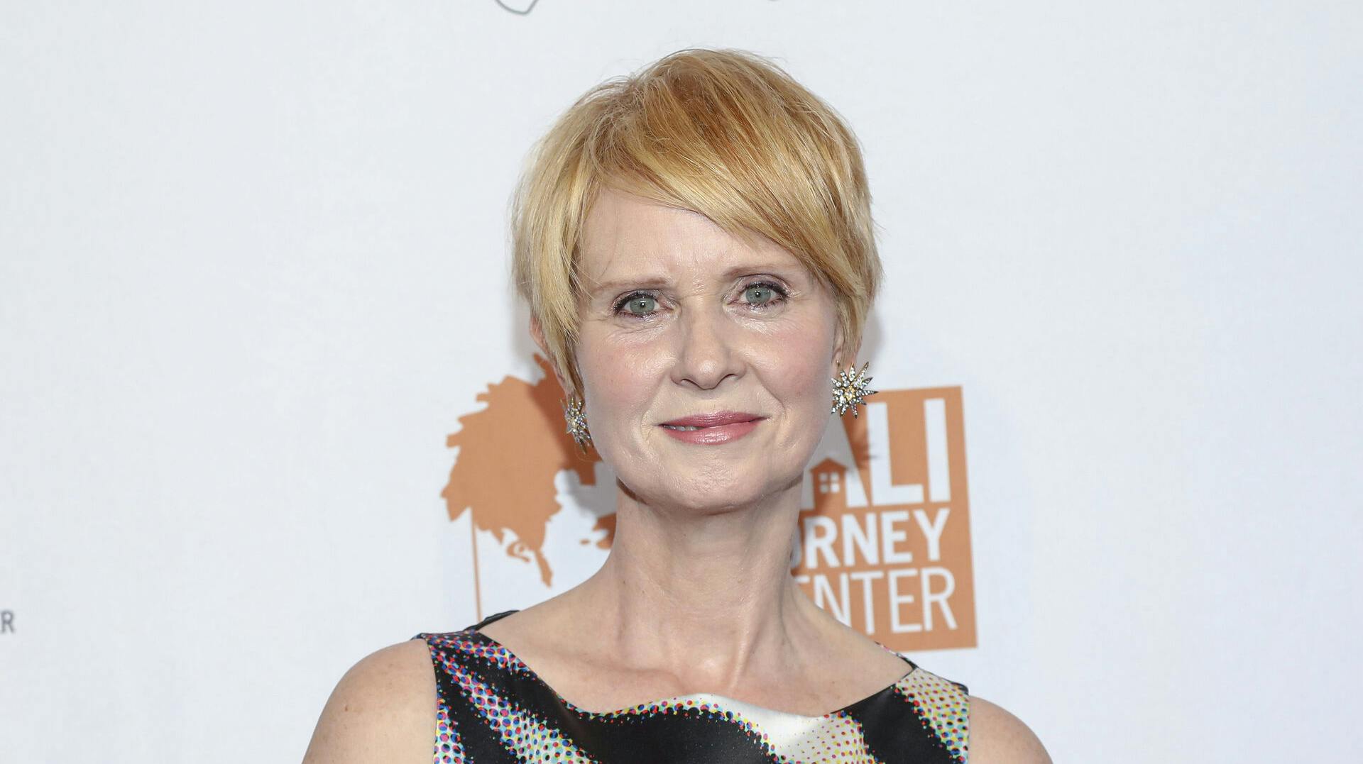Actor Cynthia Nixon attends the Ali Forney Center's 'A Place at the Table Gala' at Cipriani Wall Street on Friday, May 12, 2023, in New York. (Photo by Andy Kropa/Invision/AP)