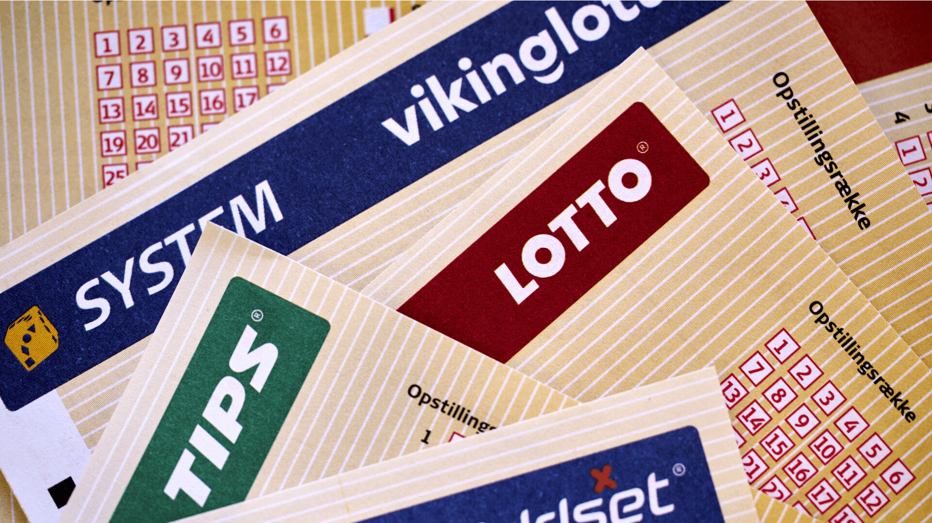 Kuponer til bl.a. Lotto, Tips og Oddset, den 31. maj 2021