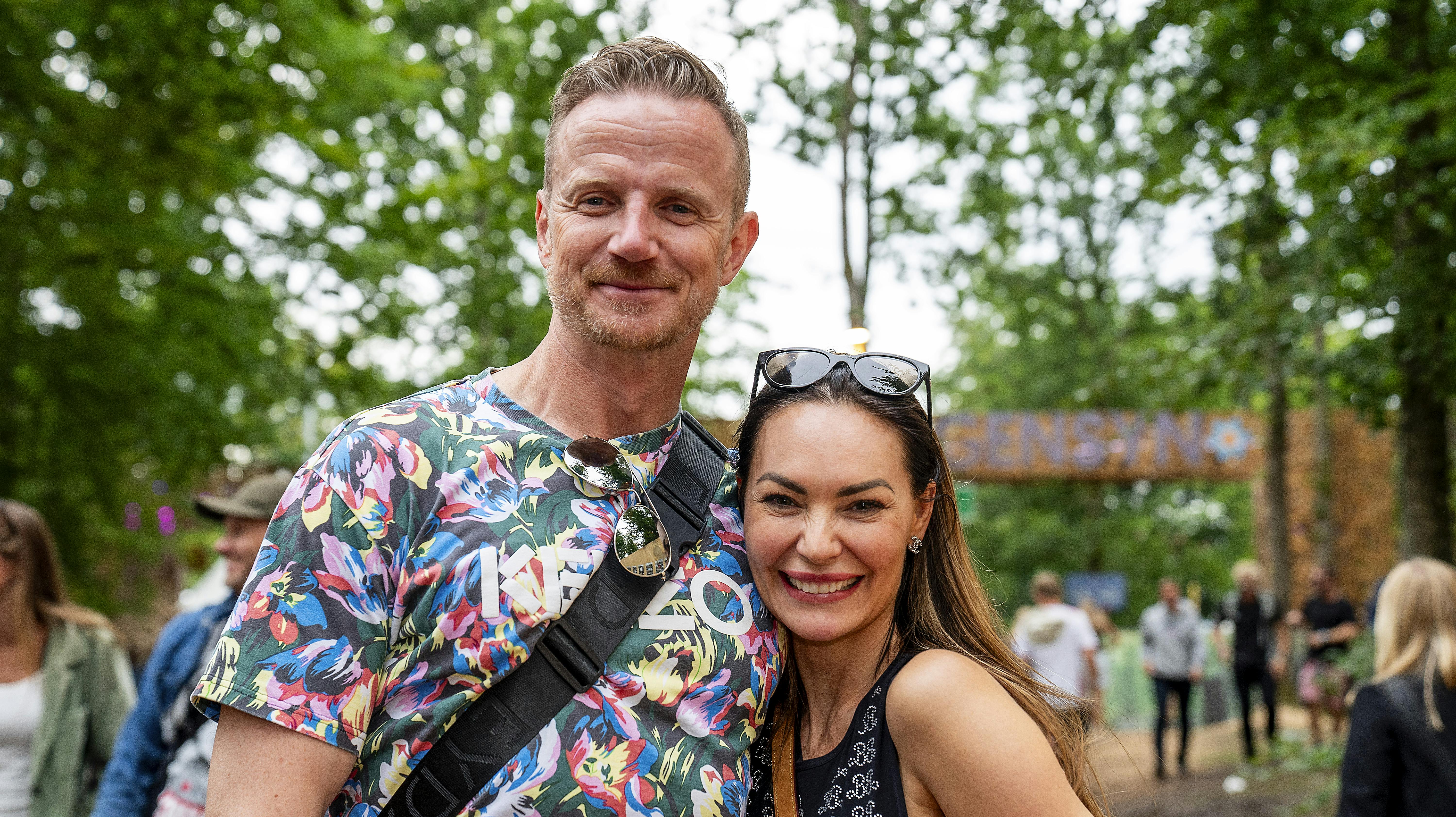 Mascha Vang og Troels Krohn Dehli hyggede på Smukfest dagen inden ulykken.