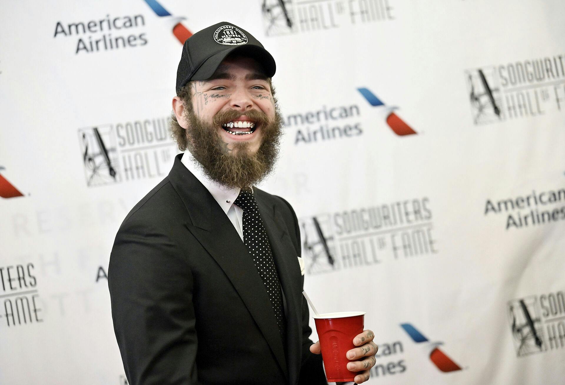 Post Malone attends the 52nd annual Songwriters Hall of Fame induction and awards ceremony at the New York Marriott Marquis Hotel on Thursday, June 15, 2023, in New York. (Photo by Evan Agostini/Invision/AP)