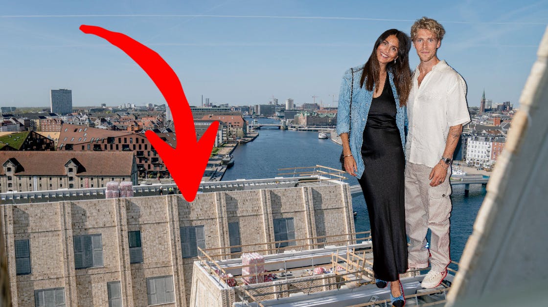 Det er i disse lækre rammer, at kendisparret Christopher og Cecilie Haugaard netop har købt en lejlighed til over 11 millioner kroner. Byggeriet er dog ikke helt færdigt, men meget tæt på indflytningsklar.