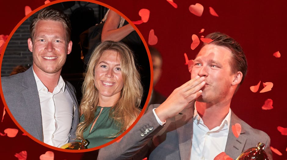 Joakim Tranberg havde hustruen med til Reumert-prisen i 2018, hvor han modtog talentprisen for sin hovedrolle i musicalen "Seebach".