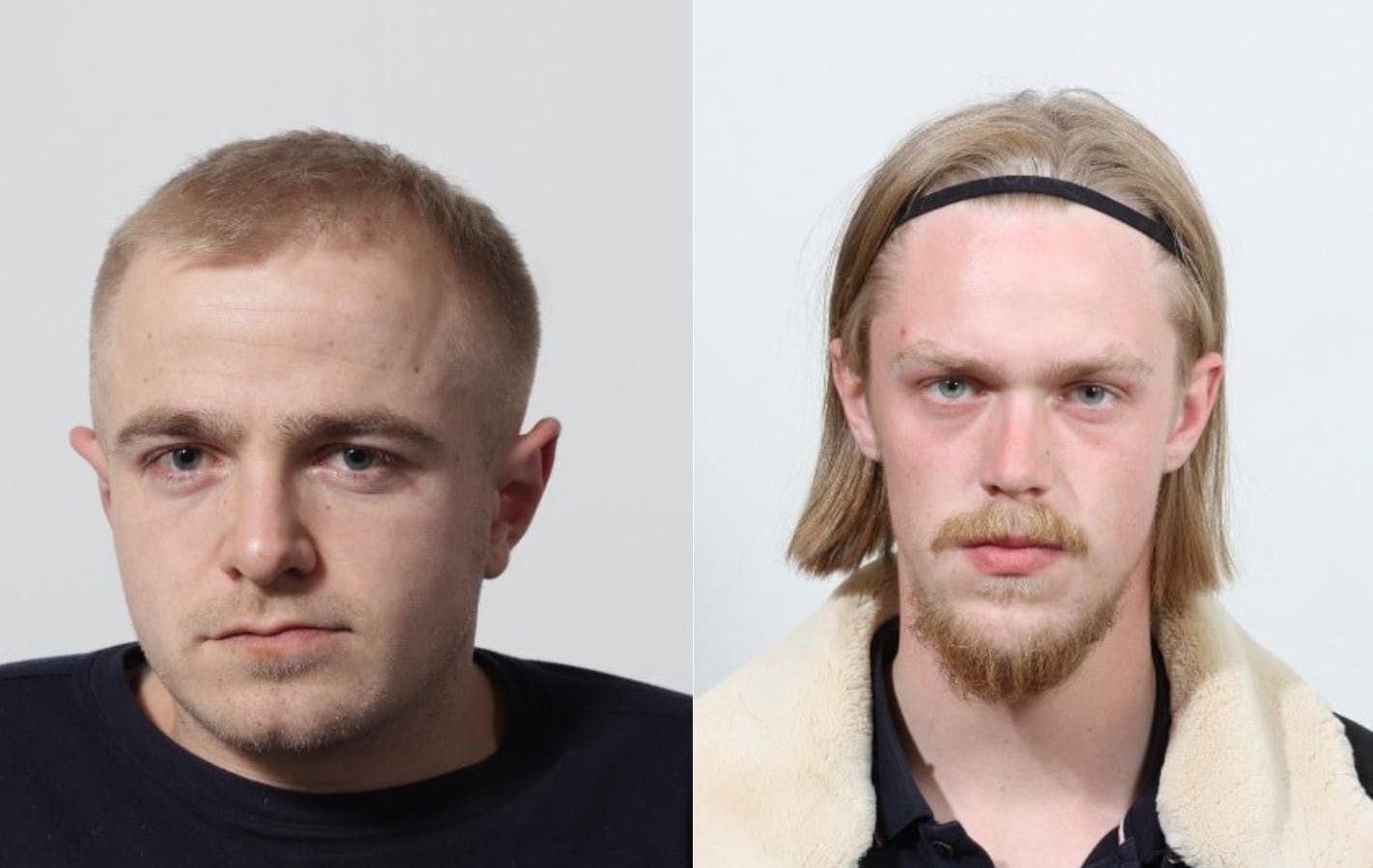 Det er disse to mænd, som politiet nu efterlyser&nbsp;