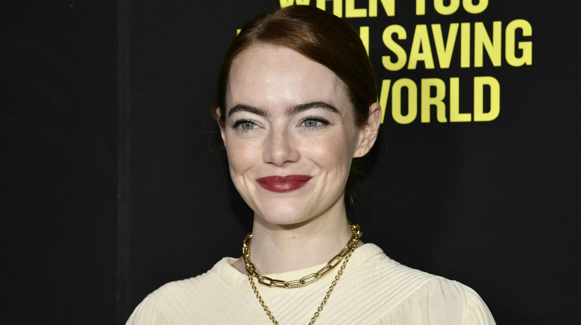 Sådan her ser Emma Stone ikke ud for tiden.
