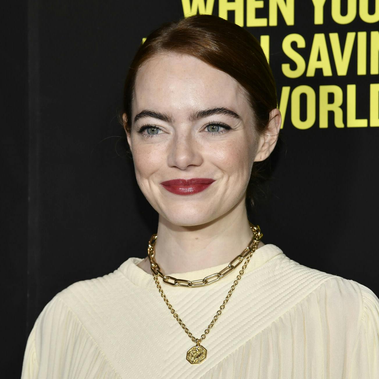 Sådan her ser Emma Stone ikke ud for tiden.