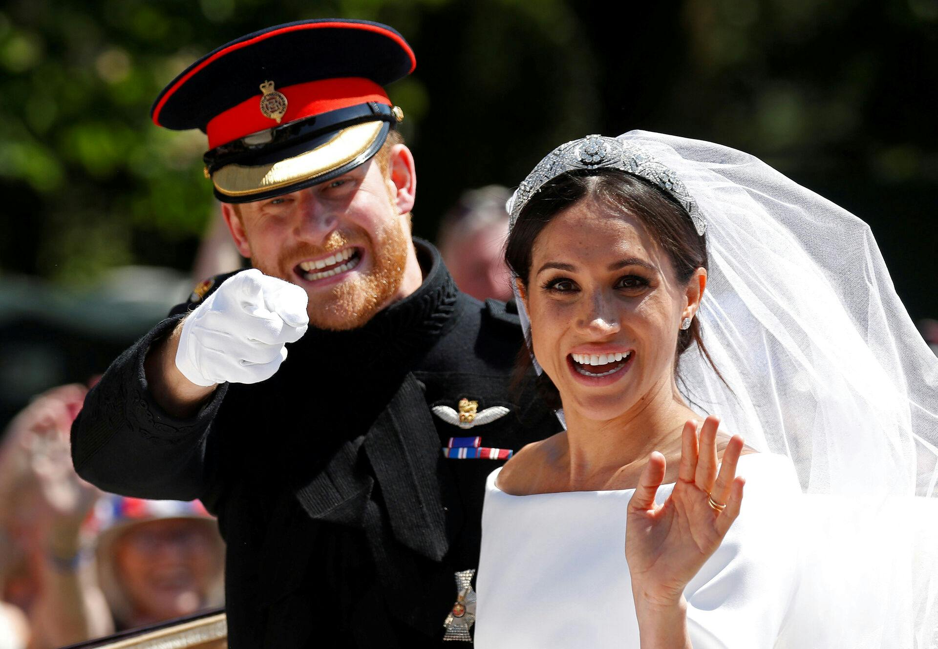 Prins Harry og Meghan Markle blev gift ved et storslået bryllup i maj 2018. Godt to år senere sagde de farvel til livet som royale. 