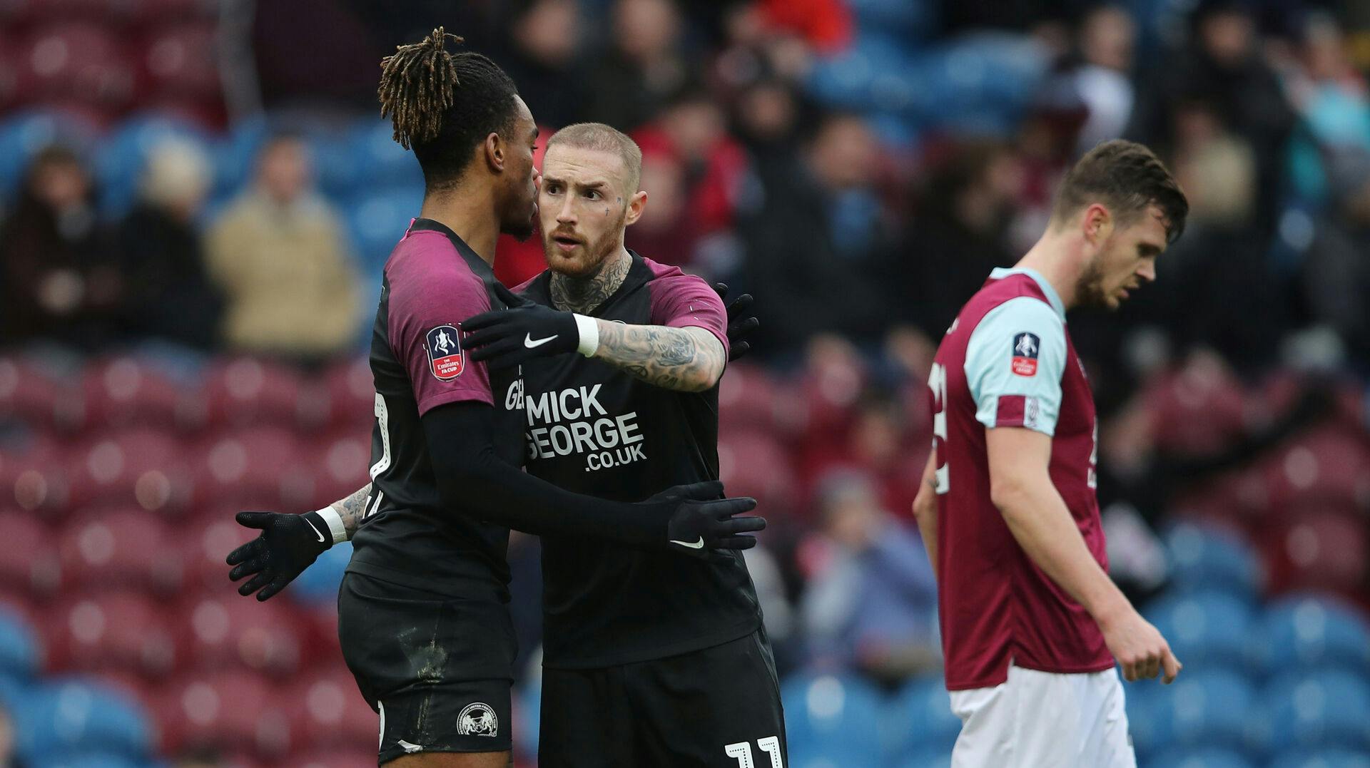 Marcus Maddison (i midten) her i aktion for Peterborough United.