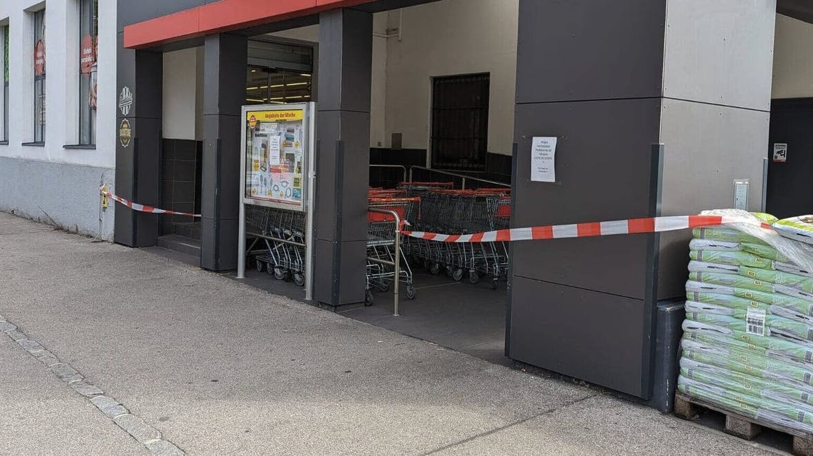 Supermarkedet Penny er lukket, fordi en giftig edderkop efter alt at dømme er på frie fødder. 