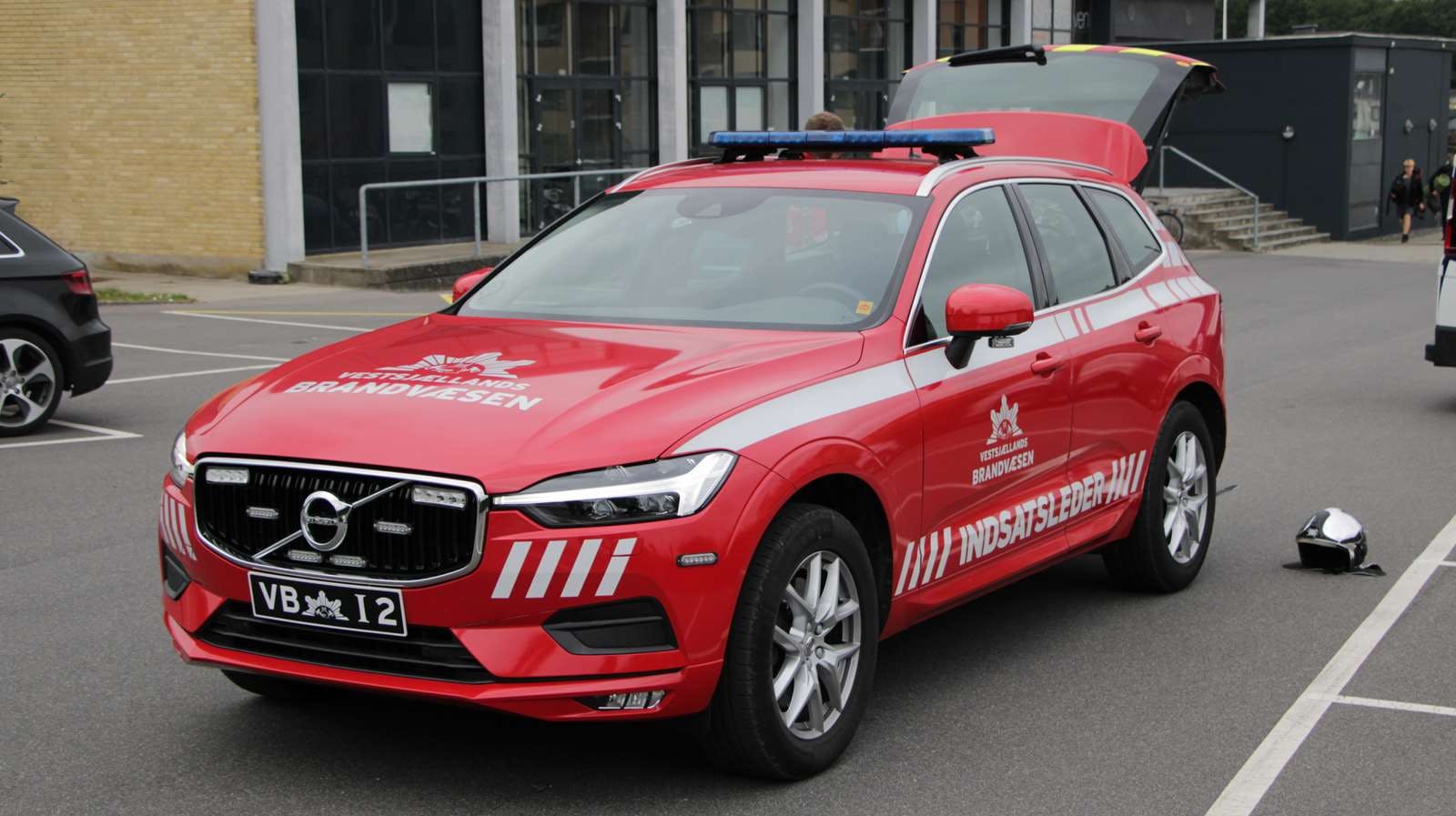 Eleverne har for nu fået tidligt "fri" fra Slotshaven Gymnasium.