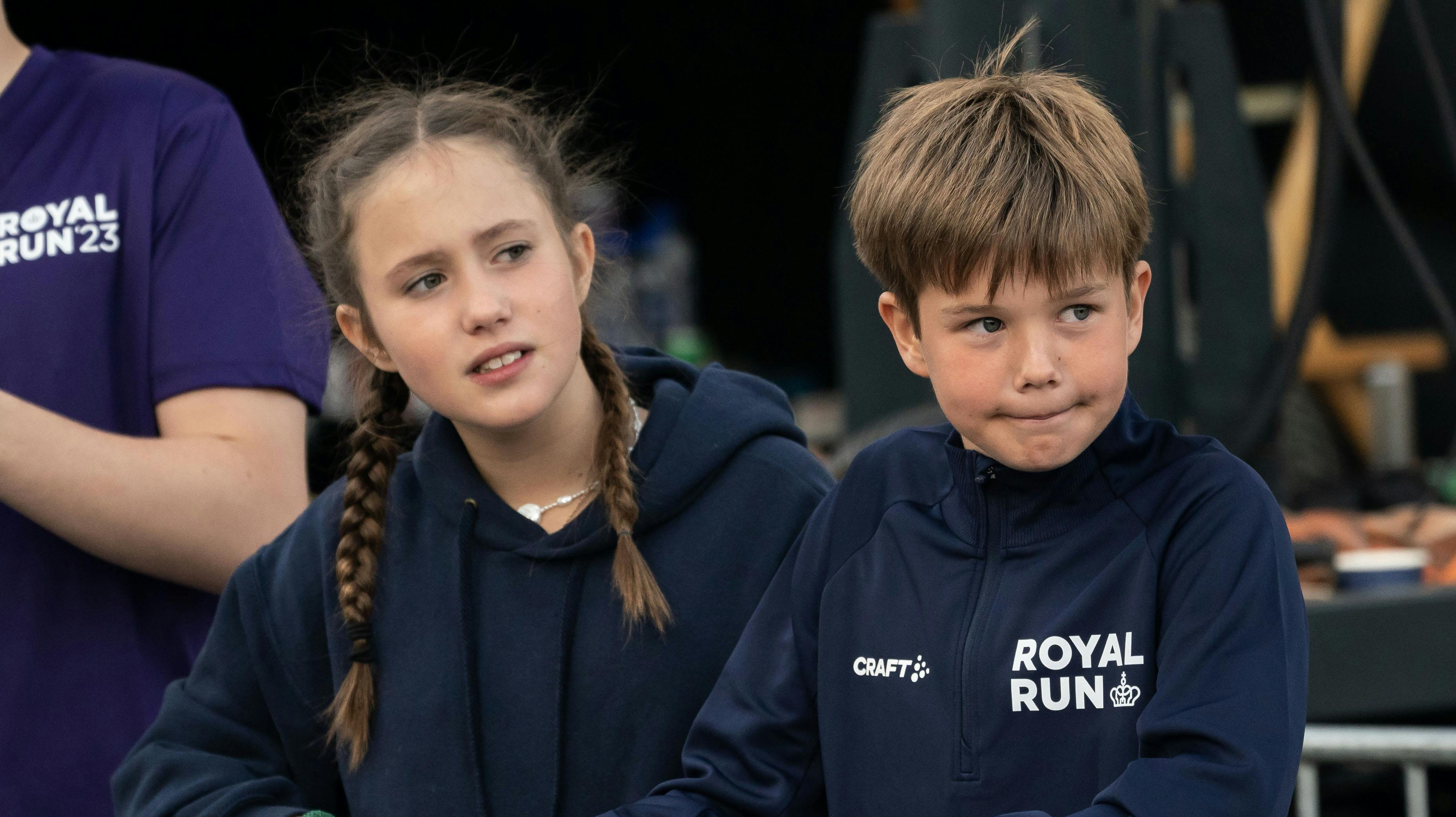 Prinsesse Josephine og prins Vincent skilles ad efter skoleferien. 