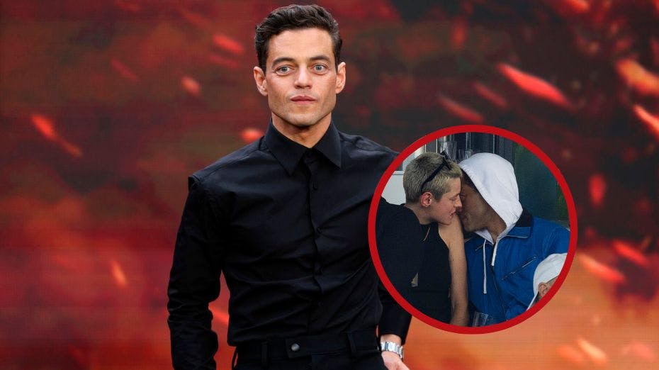 Rami Malek er blevet spottet i hed nærkontakt med "The Crown"-stjernen Emma Corrin.