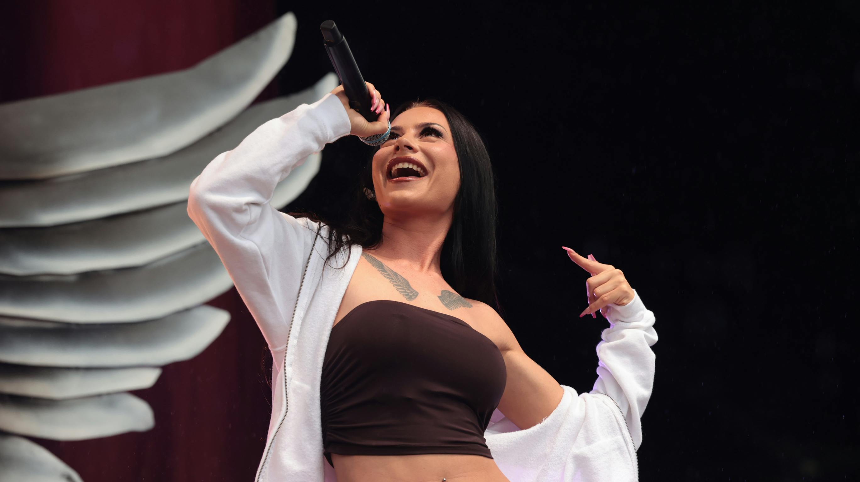 Tessas rim bliver selvsagt ikke påvirket af det våde vejr.