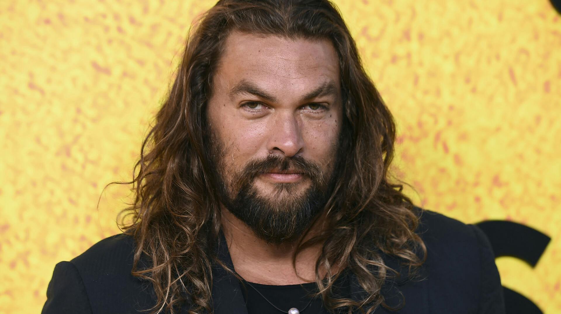 Jason Momoa arrives at the premiere of third season of "See, " Tuesday, Aug. 23, 2022, at DGA Theatre in Los Angeles. (Photo by Jordan Strauss/Invision/AP)