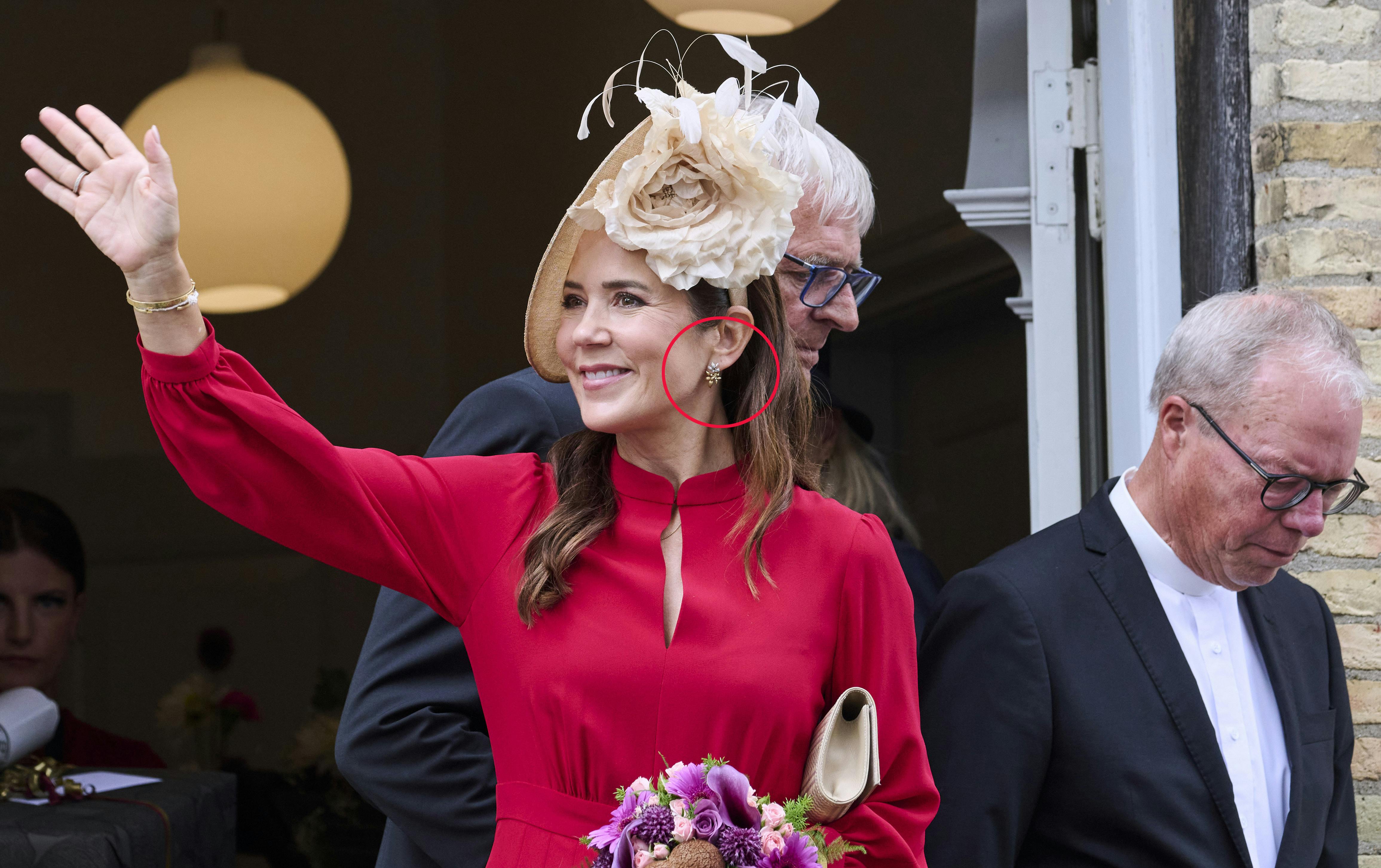Sammen med kronprins Frederik, grev Ingolf og grevinde Sussie fejrede kronprinsesse Mary Christiansfelds 250-års jubilæum.