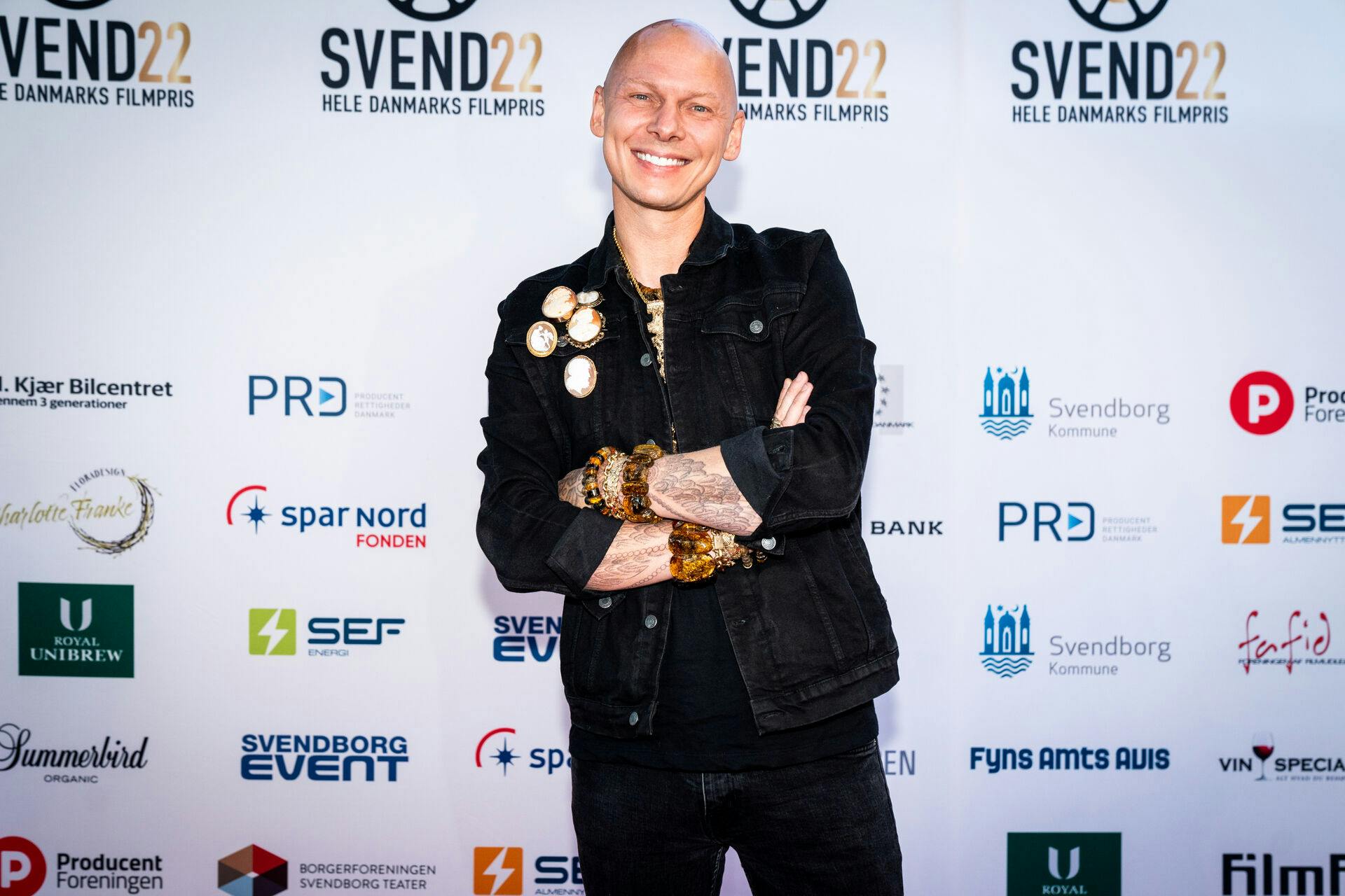 Jim Lyngvild ankommer på den røde løber til uddeling af filmprisen Svend Prisen i Krøyers Have i Svendborg, onsdag den 31. august 2022.. (Foto: Ida Marie Odgaard/Ritzau Scanpix)