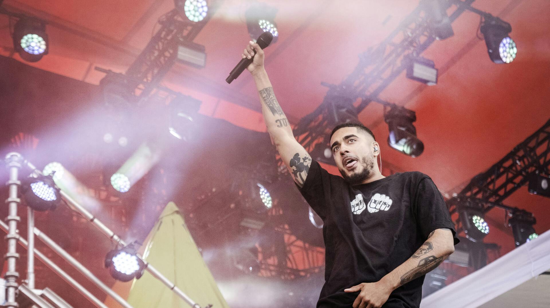 Kesi på Orange Scene på Roskilde Festival i sommer.