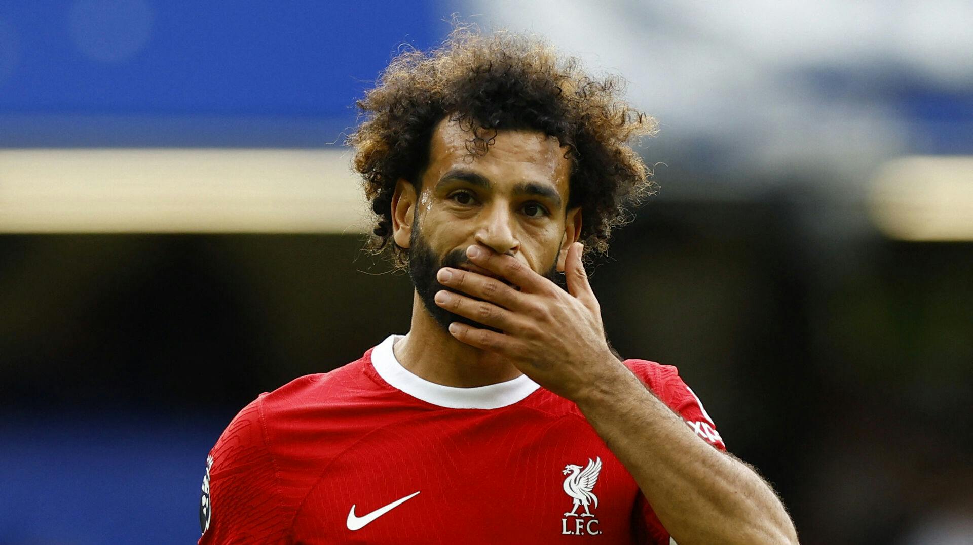 Mohamed Salah blev skiftet ud med små 15 minutter tilbage af opgøret.