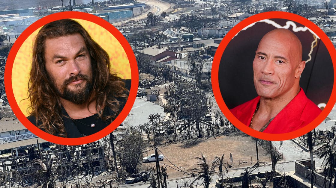 De to verdensstjerner Jason Momoa og Dwayne Johnson bruger nu deres gode navn og indflydelse til at hjælpe på Hawaii.