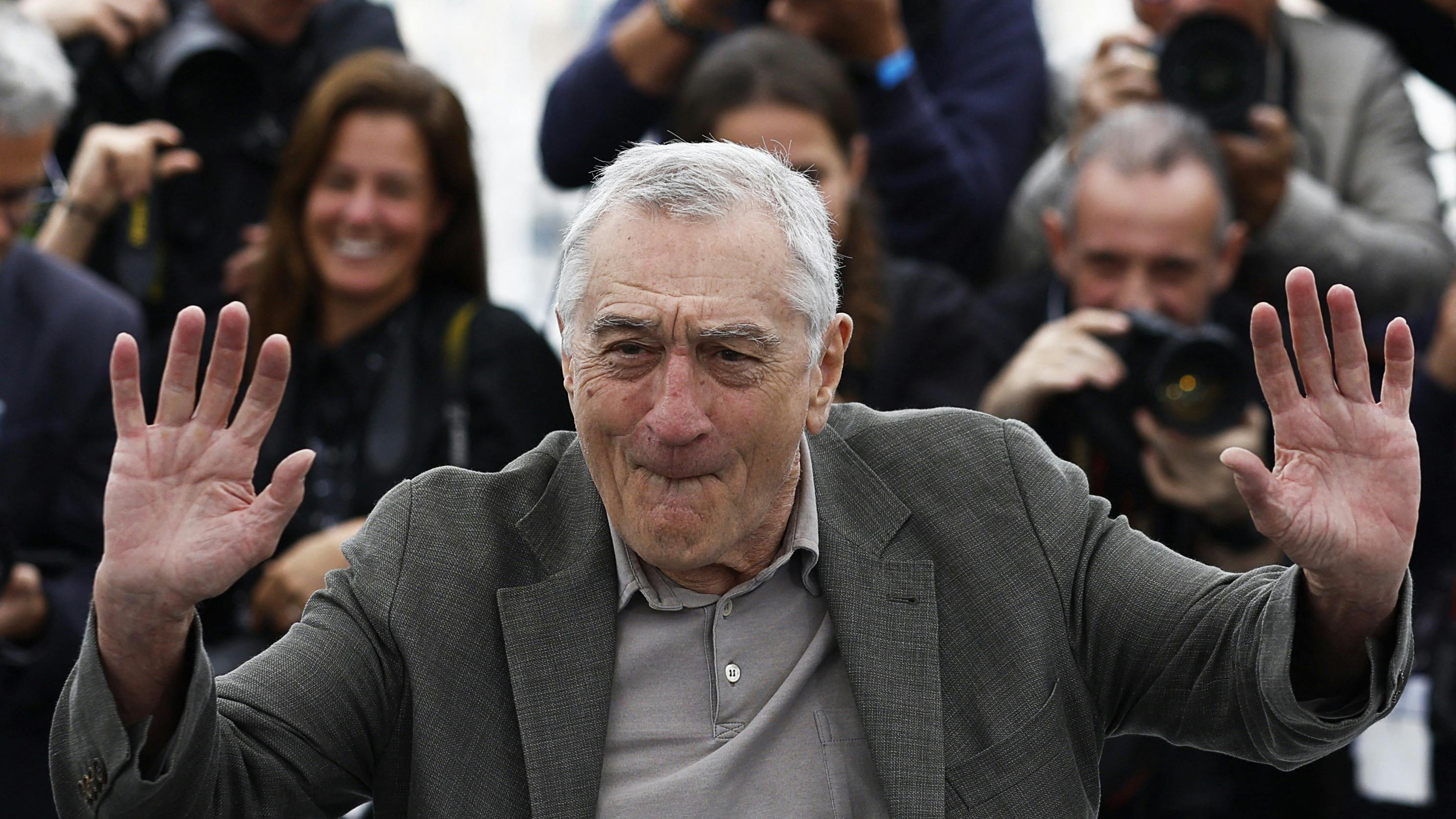 The 76th Cannes Film Festival - Photocall for the film 'Killers of the Flower Moon' Out of Competition - Cannes, France, May 21, 2023. Cast member Robert De Niro poses. REUTERS/Gonzalo Fuentes