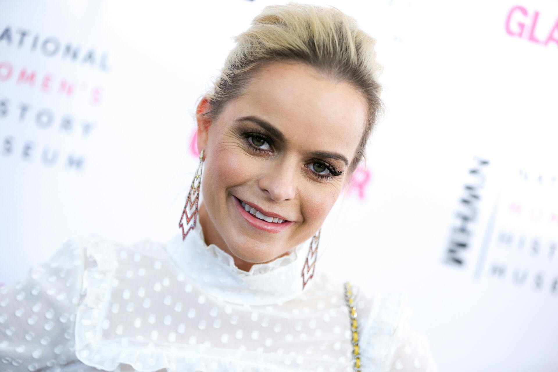 Taryn Manning arrives at the 4th Annual Woman Making History Brunch at the Skirball Cultural Center on Saturday, Sept. 19, 2015, in Los Angeles. (Photo by Rich Fury/Invision/AP)