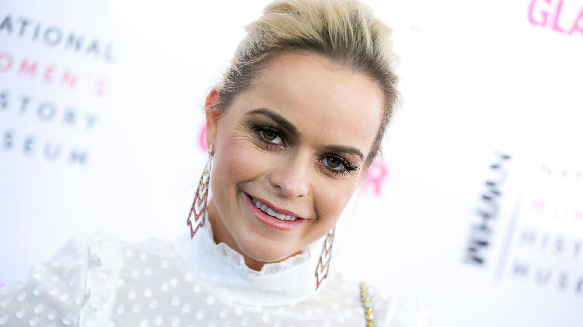 Taryn Manning arrives at the 4th Annual Woman Making History Brunch at the Skirball Cultural Center on Saturday, Sept. 19, 2015, in Los Angeles. (Photo by Rich Fury/Invision/AP)