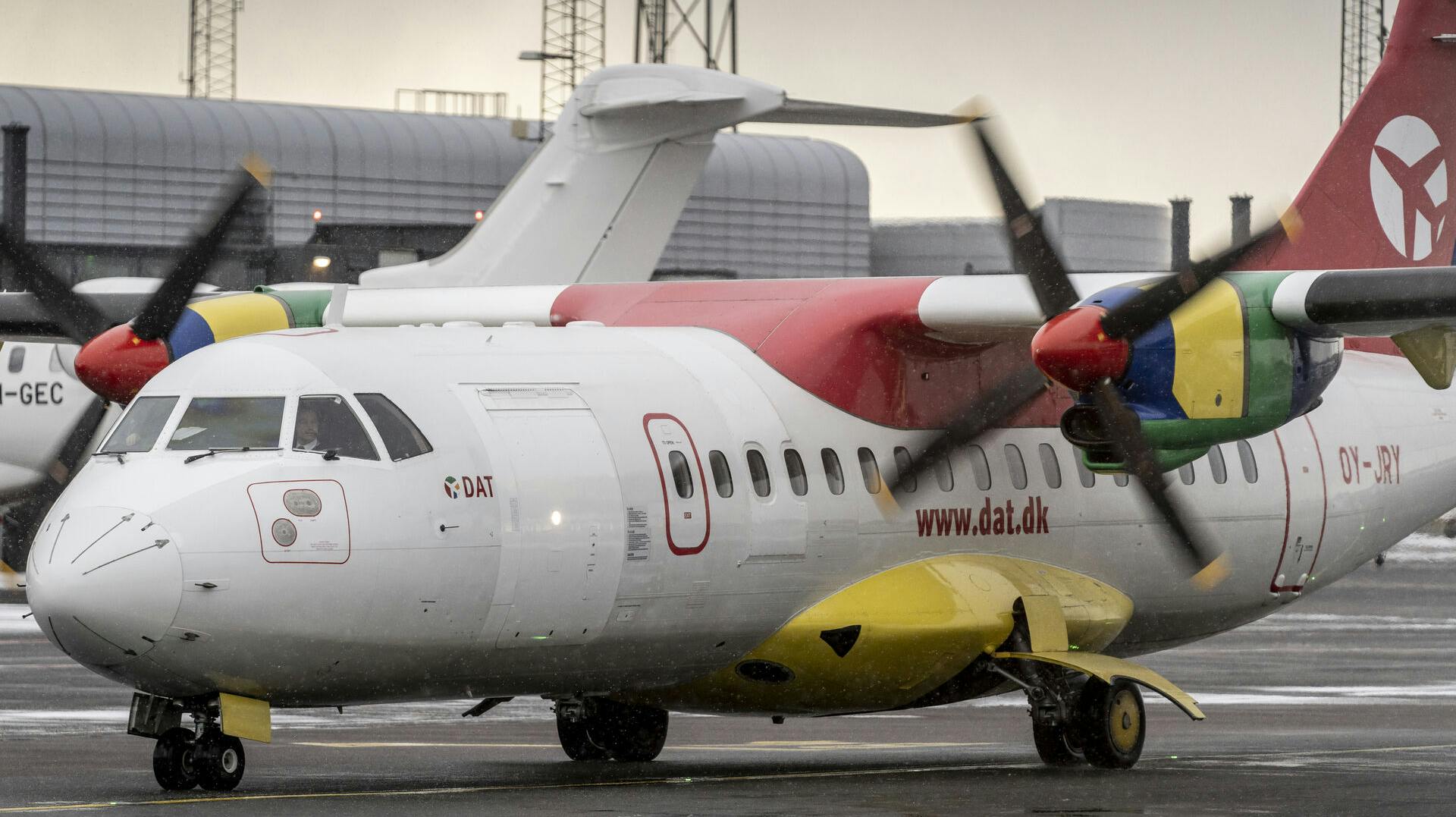 Det er ikke længere muligt at flyve med DAT mellem København og Karup.