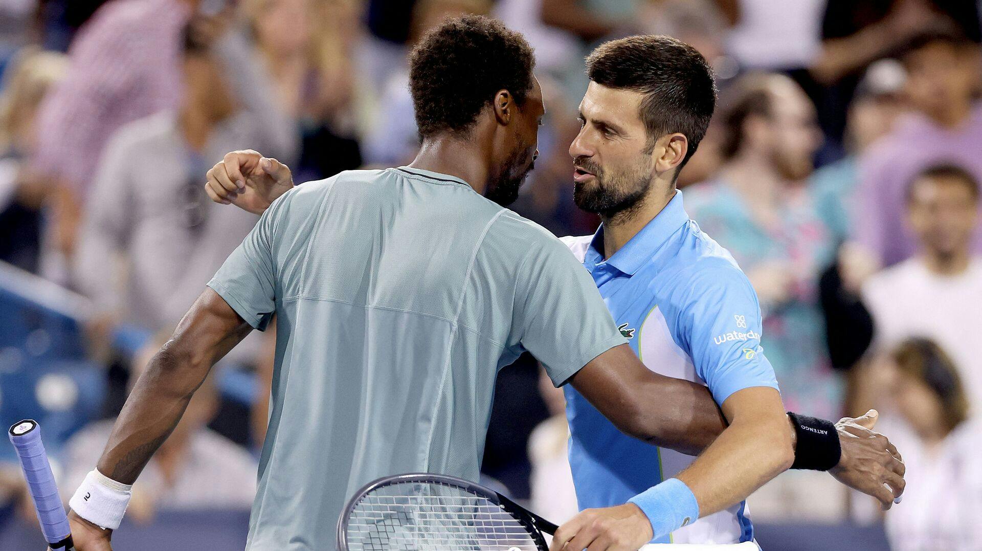 Gaël Monfils fik heller ikke denne gang skovlen under sin serbiske nemesis.