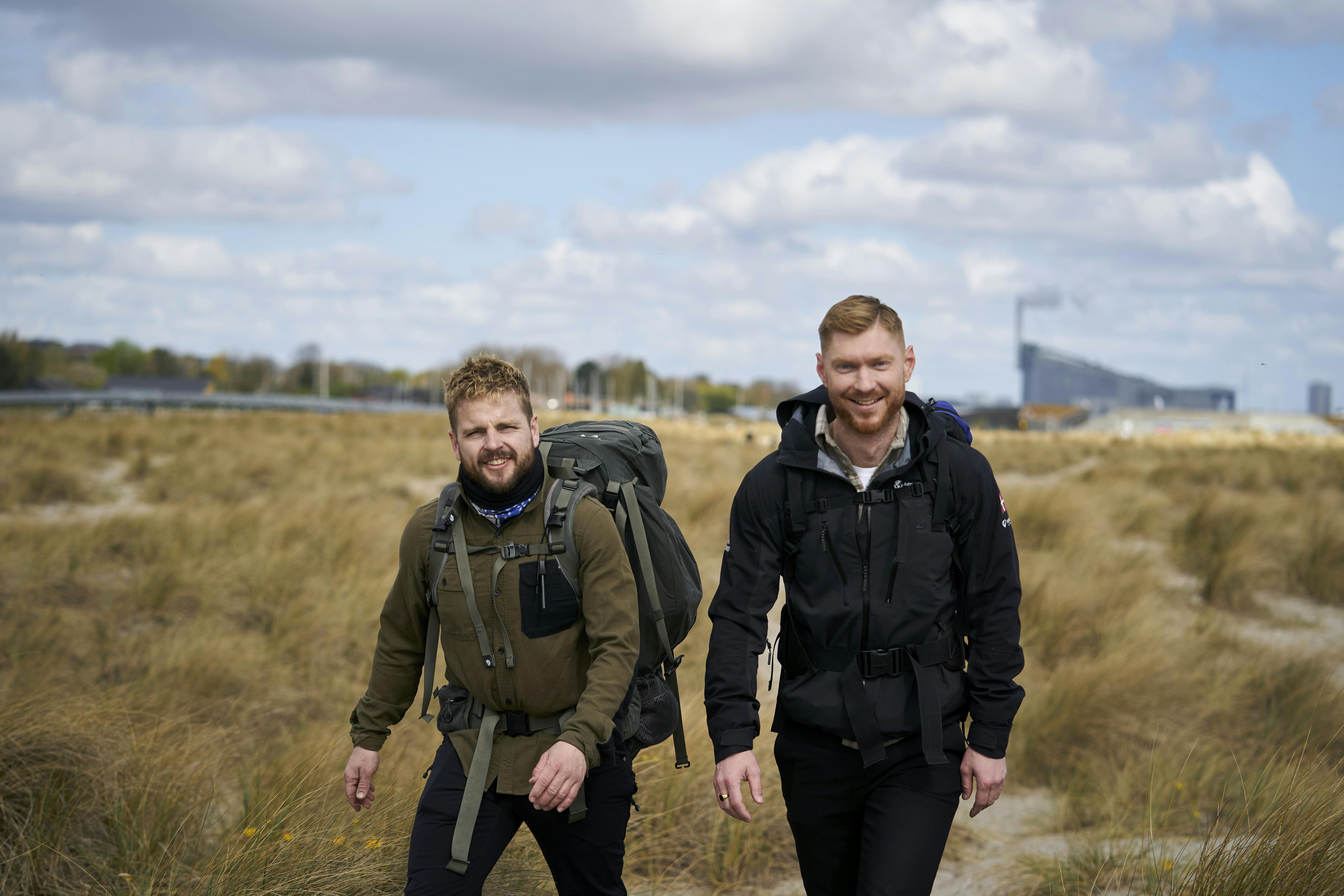 Kasper Fisker og Kasper Kierkegaard har nedlagt i alt 348 kilometer på deres tur til Polen.