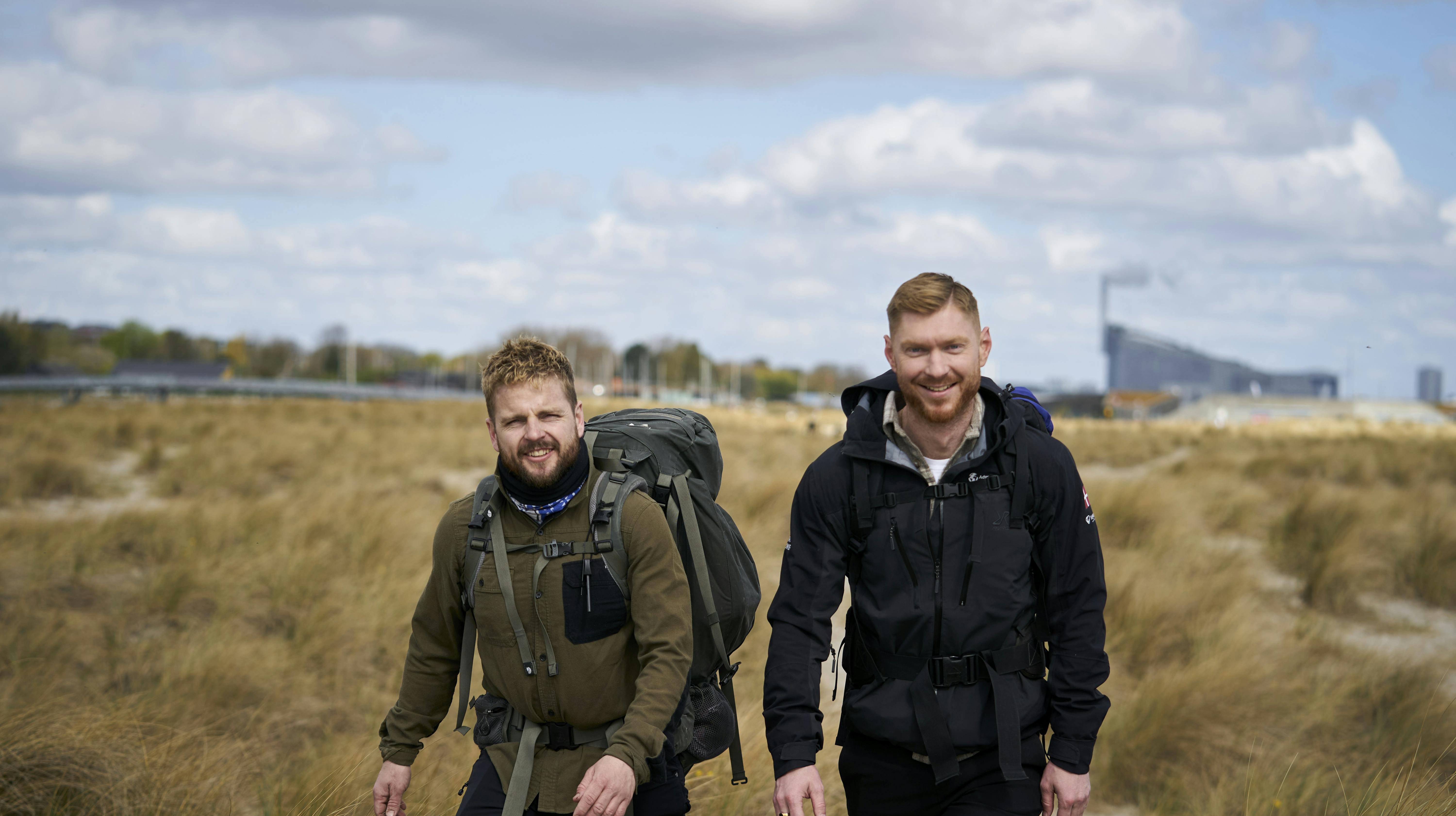 Kasper Fisker og Kasper Kierkegaard har nedlagt i alt 348 kilometer på deres tur til Polen.
