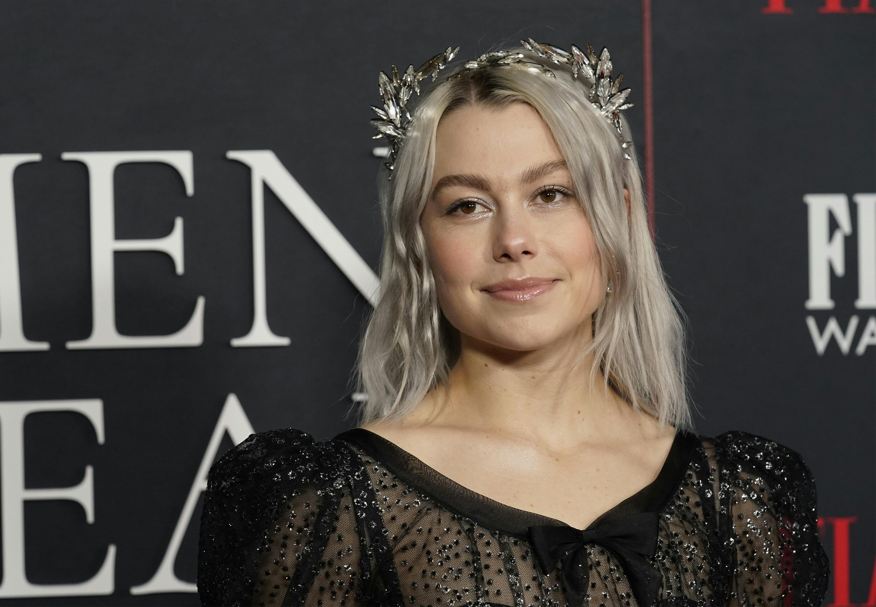 Phoebe Bridgers arrives at Time's second annual Women of the Year Gala on Wednesday, March 8, 2023, at the Four Seasons Hotel in Los Angeles. (AP Photo/Chris Pizzello)