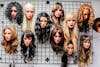 These are some of the Real Doll heads made by Abyss Creations on display on Tuesday in San Marcos, California.  (Eduardo Contreras/San Diego Union-Tribune/TNS) Newscom/(Mega Agency TagID: krtphotoslive801995.jpg) [Photo via Mega Agency]