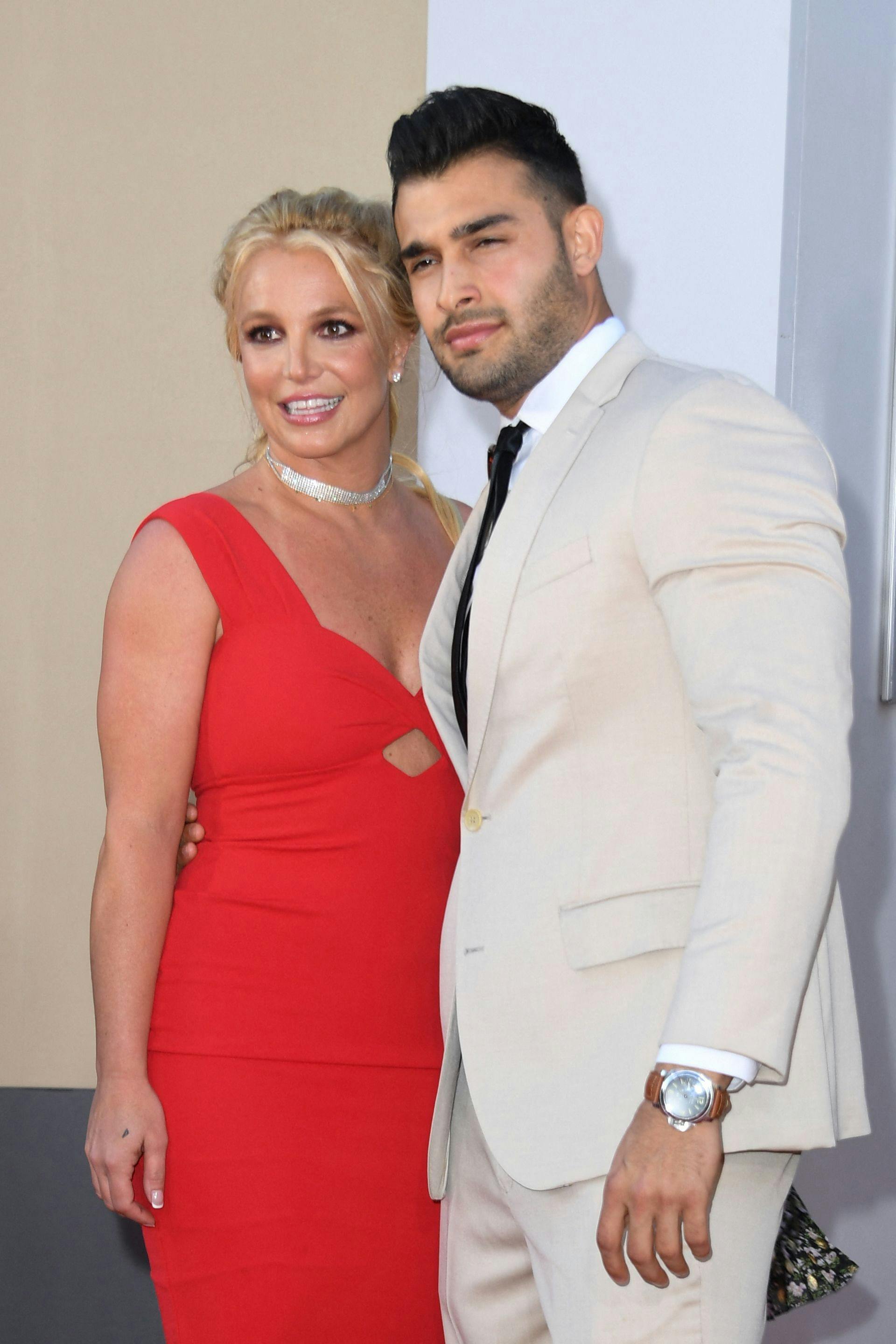Britney Spears og Sam Asghari nåede ikke at være gift længe. 