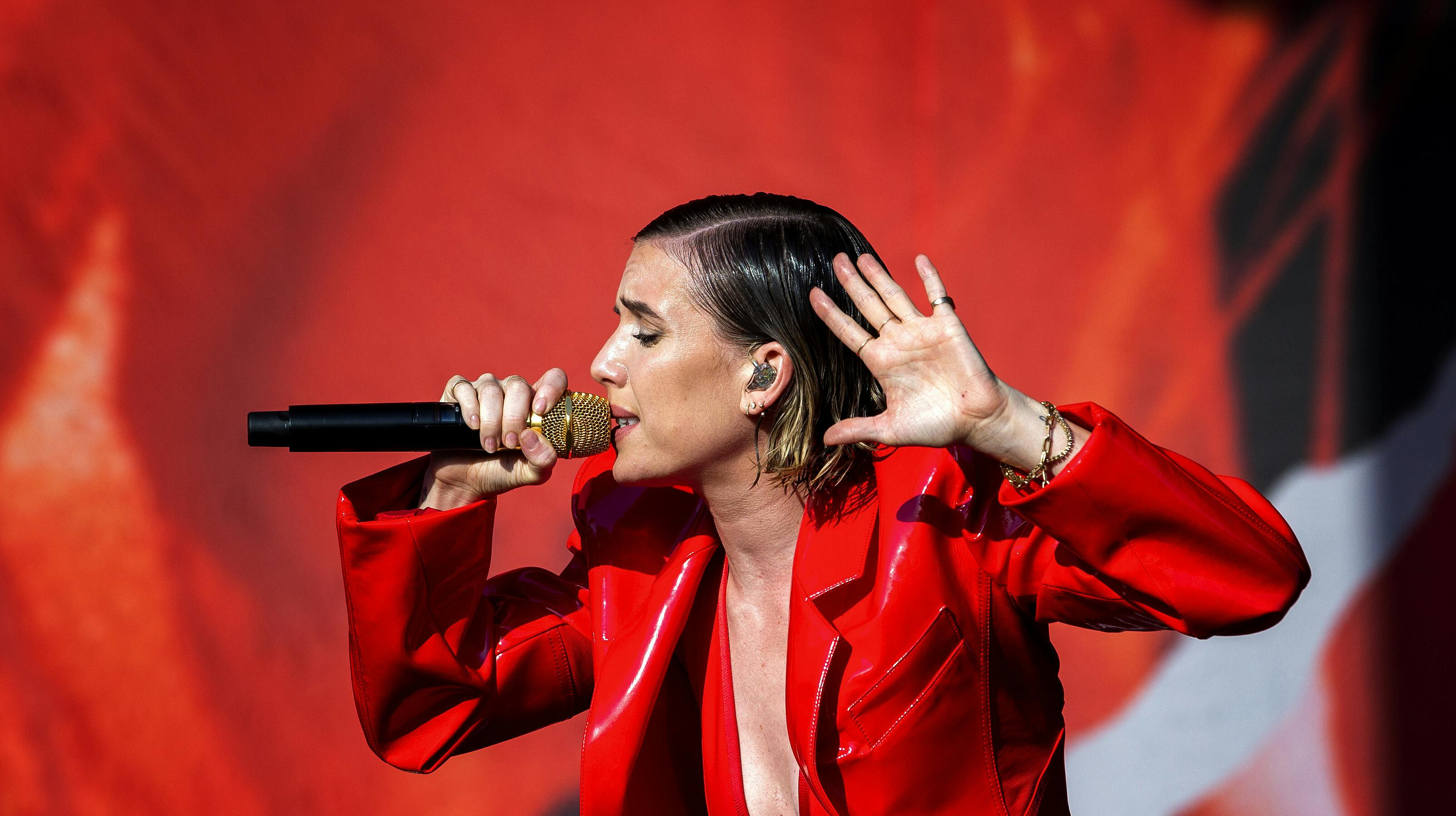 STOCKHOLM 20190630 Lykke Li uppträder under den sista dagen på musikfestivalen Lollapalooza på Gärdet. Foto: Magnus Andersson / TT Kod 11930