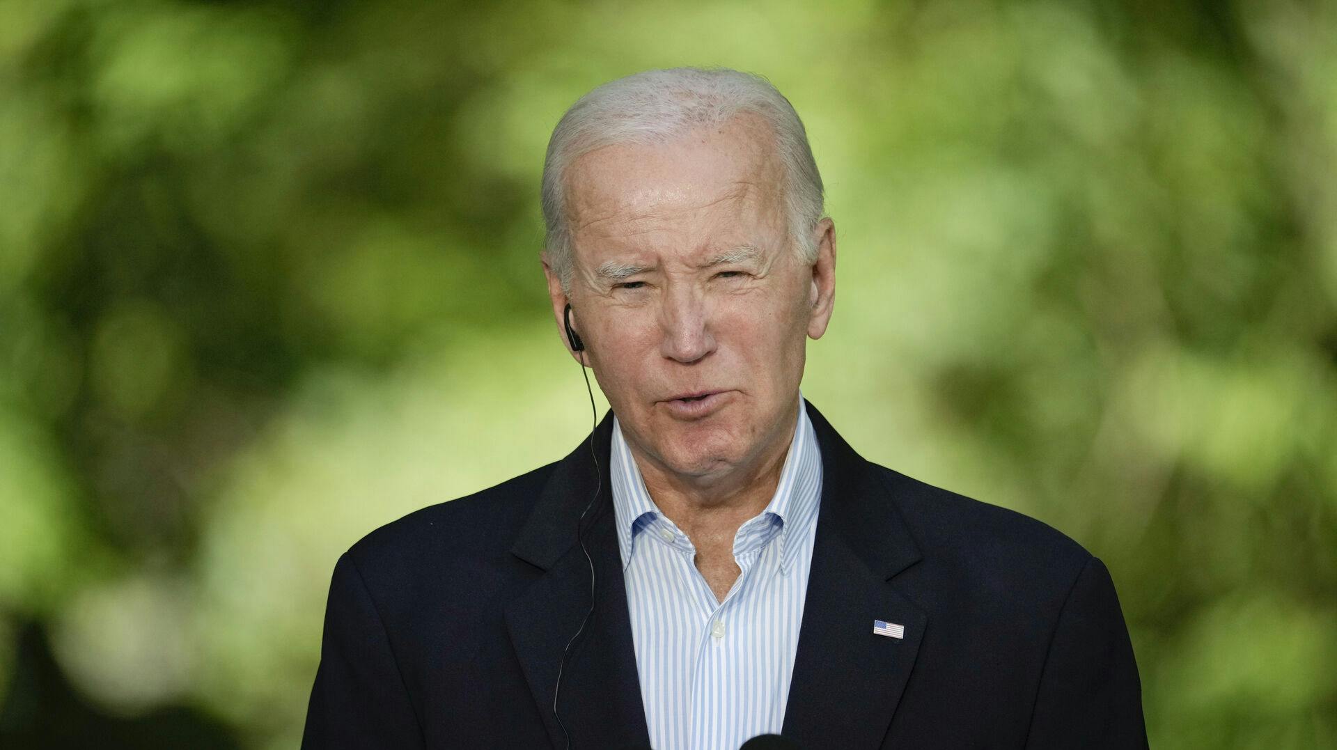Joe Biden reagerer på nyheden om, at Jevgenij Prigozjins er død i et flystyrt. 
