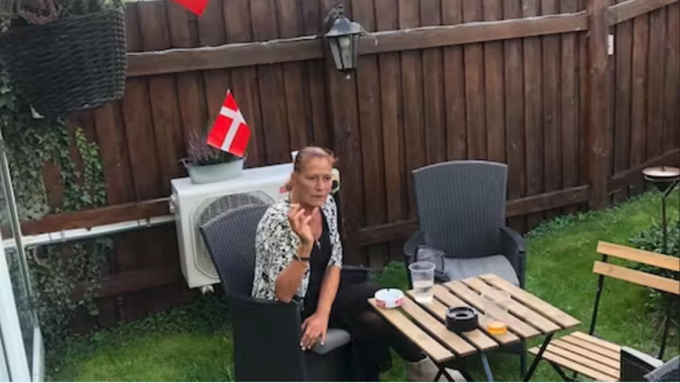 Charlotte Blakid har boet på Rhodos i knap 40 år. Her ses hun under en ferie i Danmark.