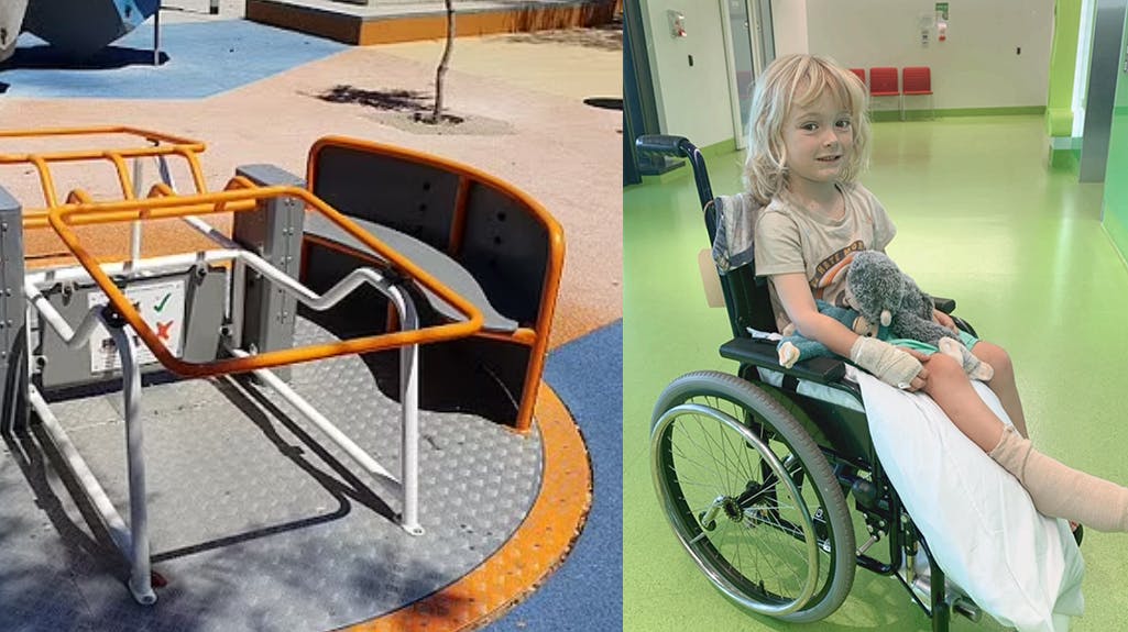 Den fem-årige dreng måtte gennem en tre timer lang operation, efter en tur på legepladsen gik grueligt galt.