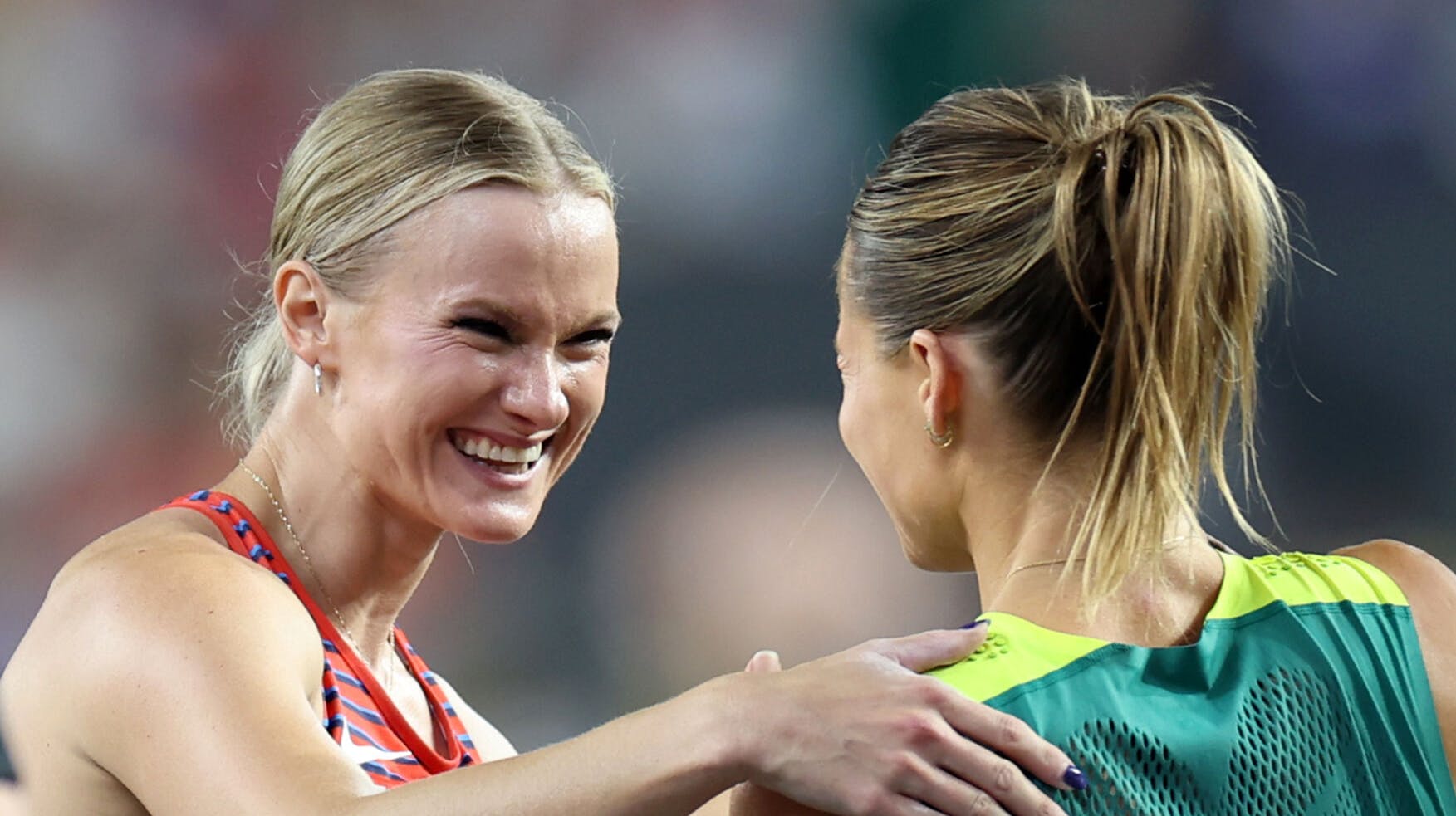 Moon (tv) troede aldrig, hun ville dele en medalje. Konkurrentens præstation fik hende på andre tanker.