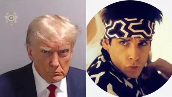 Donald Trumps forbryderfoto er blevet meme på internettet, hvor han blandt andet bliver sammenlignet med Ben Stiller fra "Zoolander".