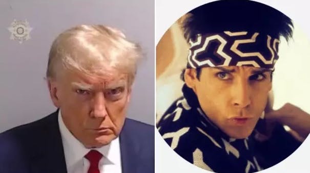 Donald Trumps forbryderfoto er blevet meme på internettet, hvor han blandt andet bliver sammenlignet med Ben Stiller fra "Zoolander".