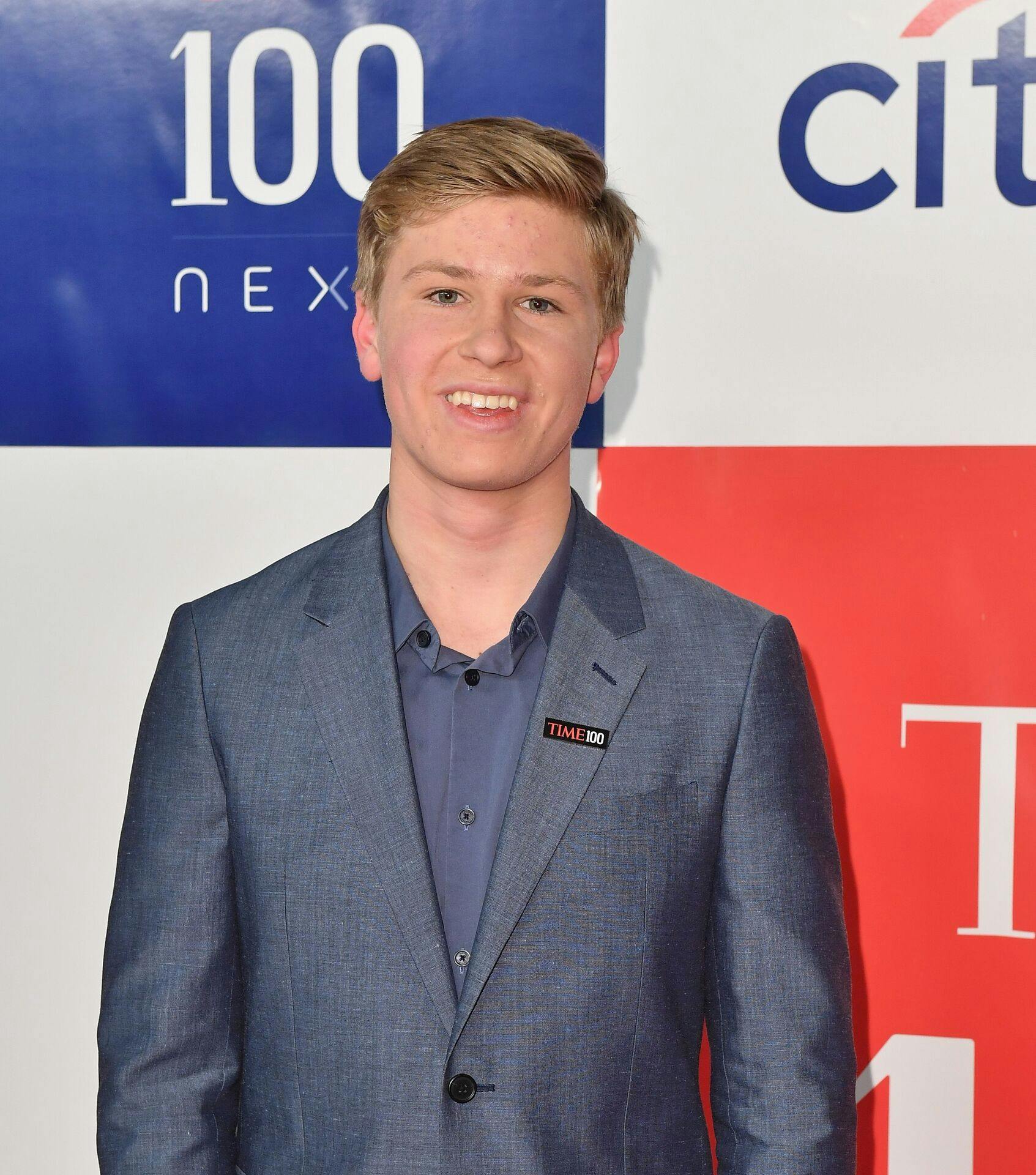 Australian wildlife TV personality Robert Irwin attends the First Annual "Time 100 Next" gala at Pier 17 on November 14, 2019 in New York City. (Photo by Angela Weiss / AFP)