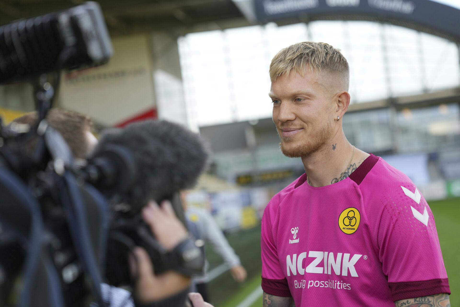 Simon Makienok spillede i sidste sæson for AC Horsens. 