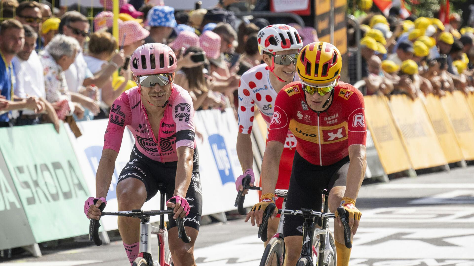 Jonas Gregaard (th.) er nu officielt færdig på Uno-X.